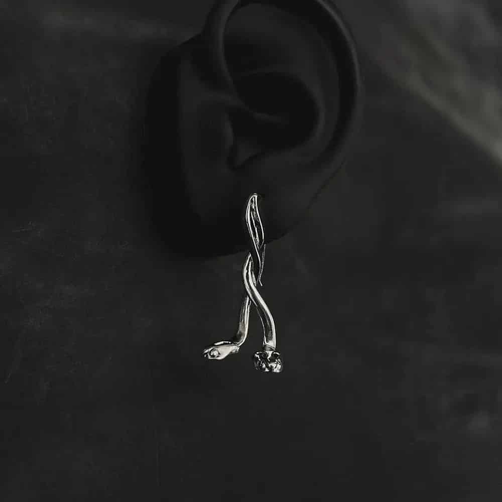 Aretes Culebra Caracolera - miniatura 1