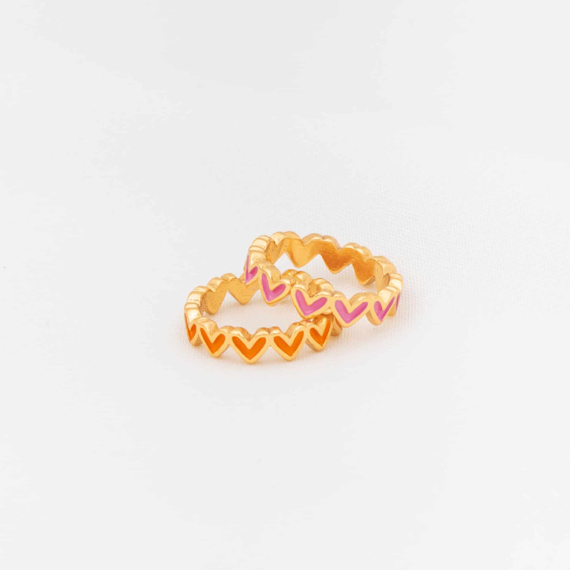 Set Anillo x2 Multicorazones - miniatura 2
