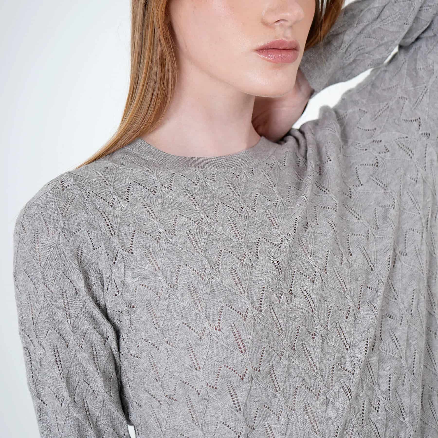 Sweater Cuello V Manga Larga - miniatura 6