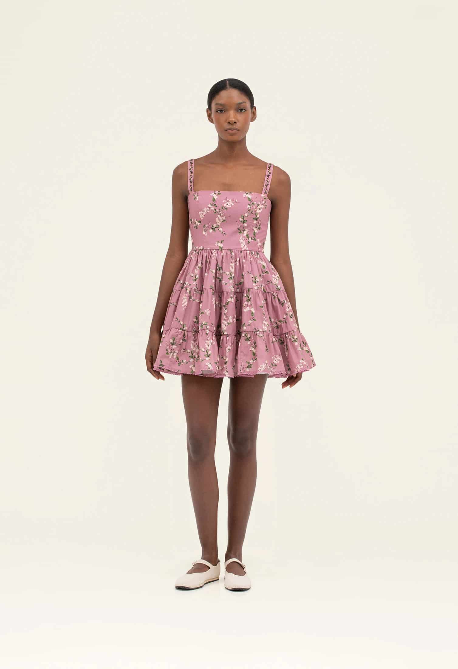 Lima Wisteria Mini Dress - miniatura 1