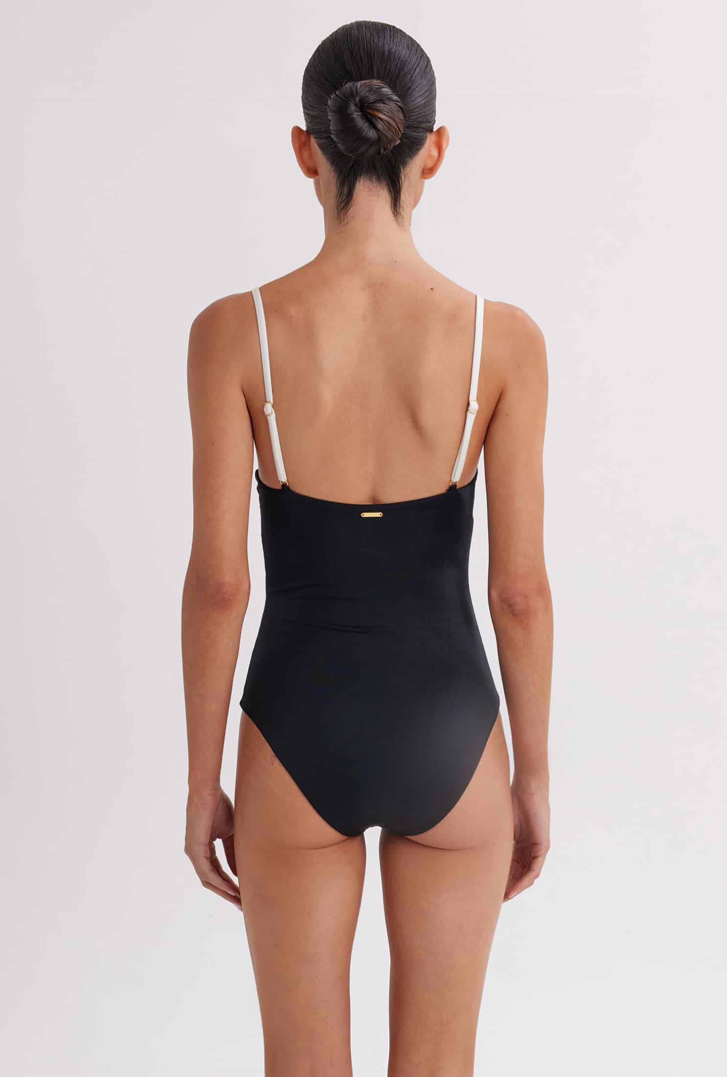 Vestido de Baño Enterizo Elara Black - miniatura 3
