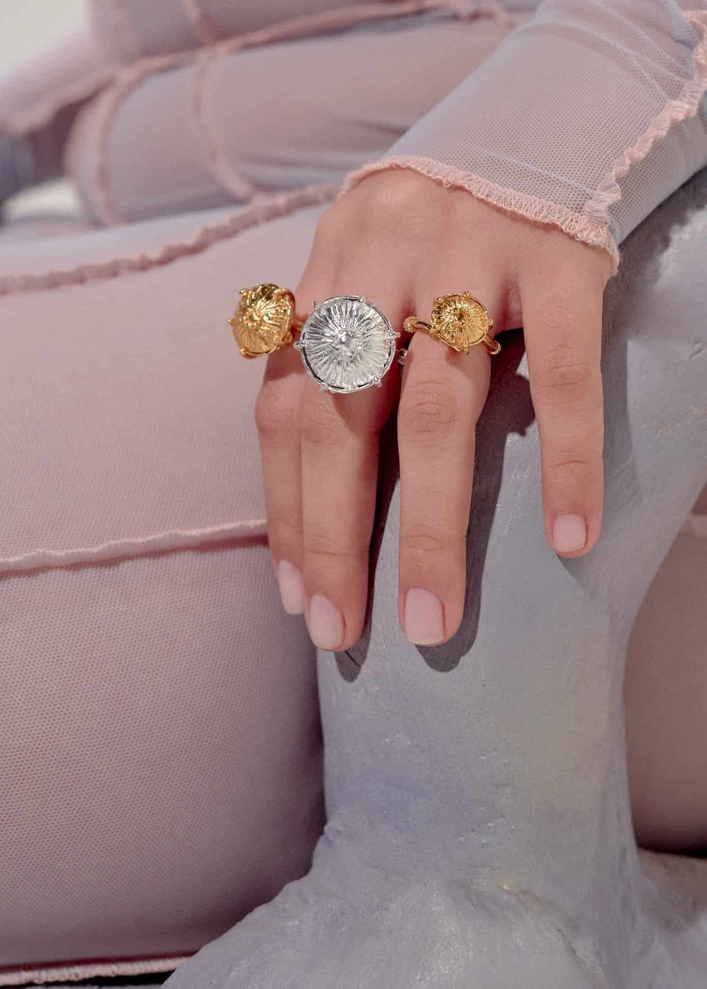 Anillo sombrerito maxi Plata - miniatura 4