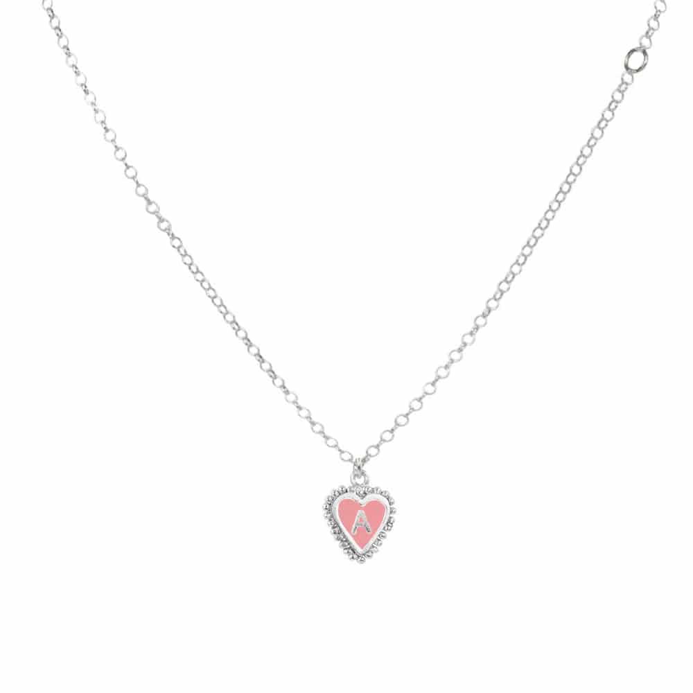 PreOrder Cadena 1 Letra Heart Plata - miniatura 6