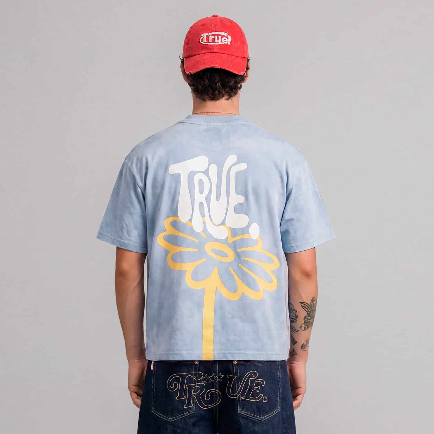 Bloom Boxy T-Shirt - Washed Blue - miniatura 6