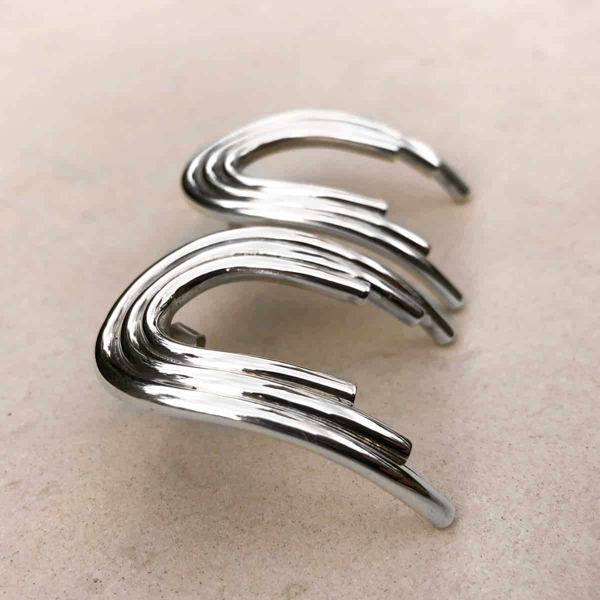 ARETES DECO GODDESS PLATA - miniatura 2