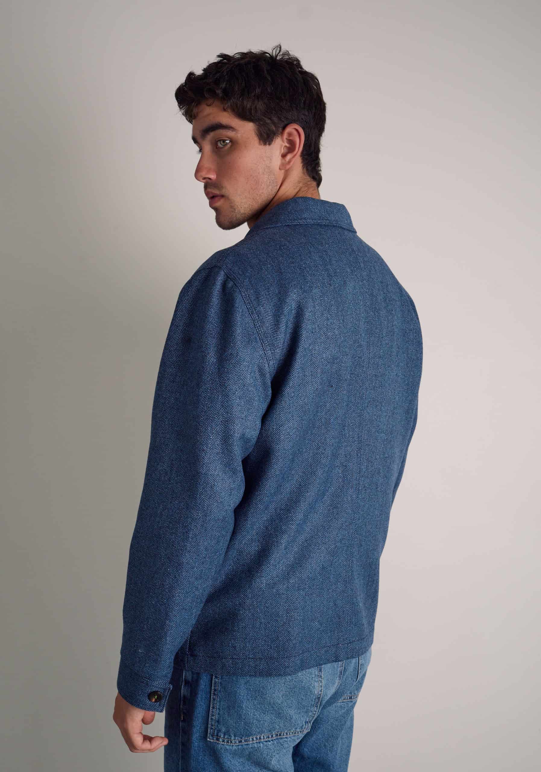 Chaqueta H Clapton Espina Azul Medio - miniatura 5