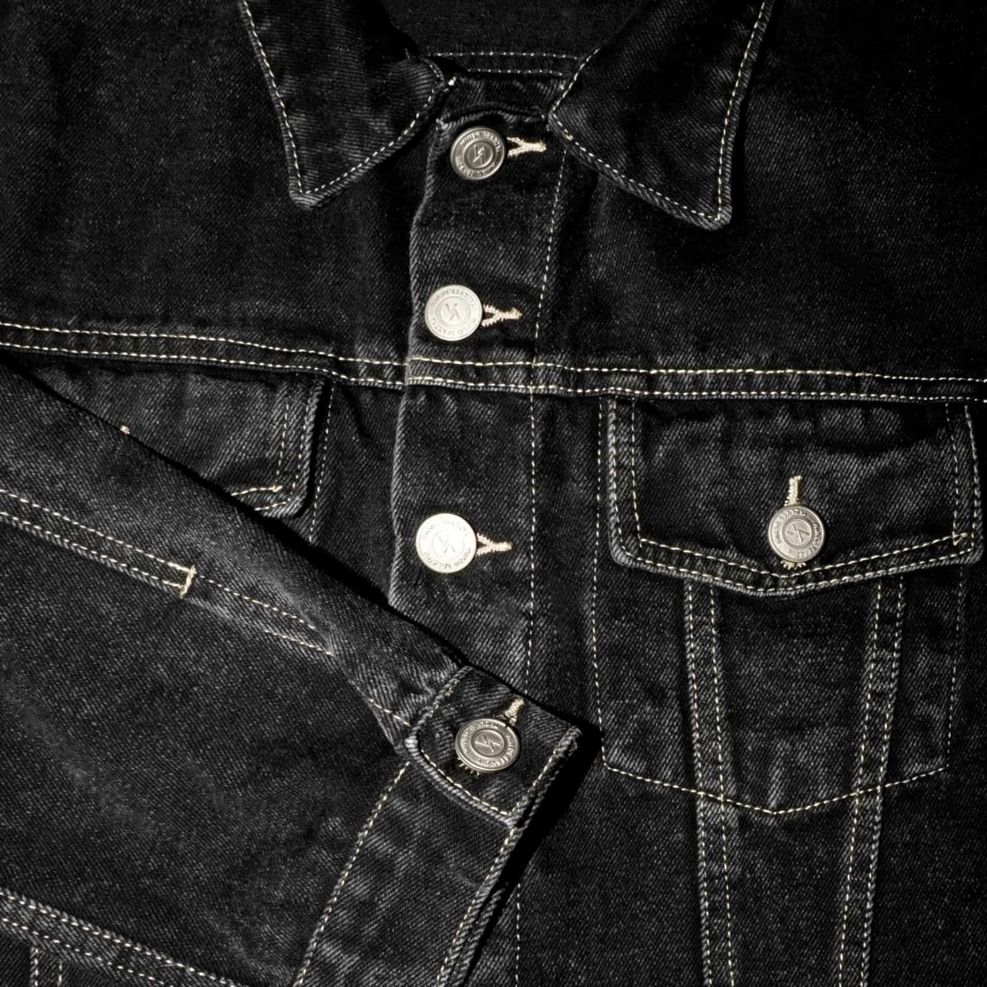 Jacket Boxy Black Unisex - miniatura 5