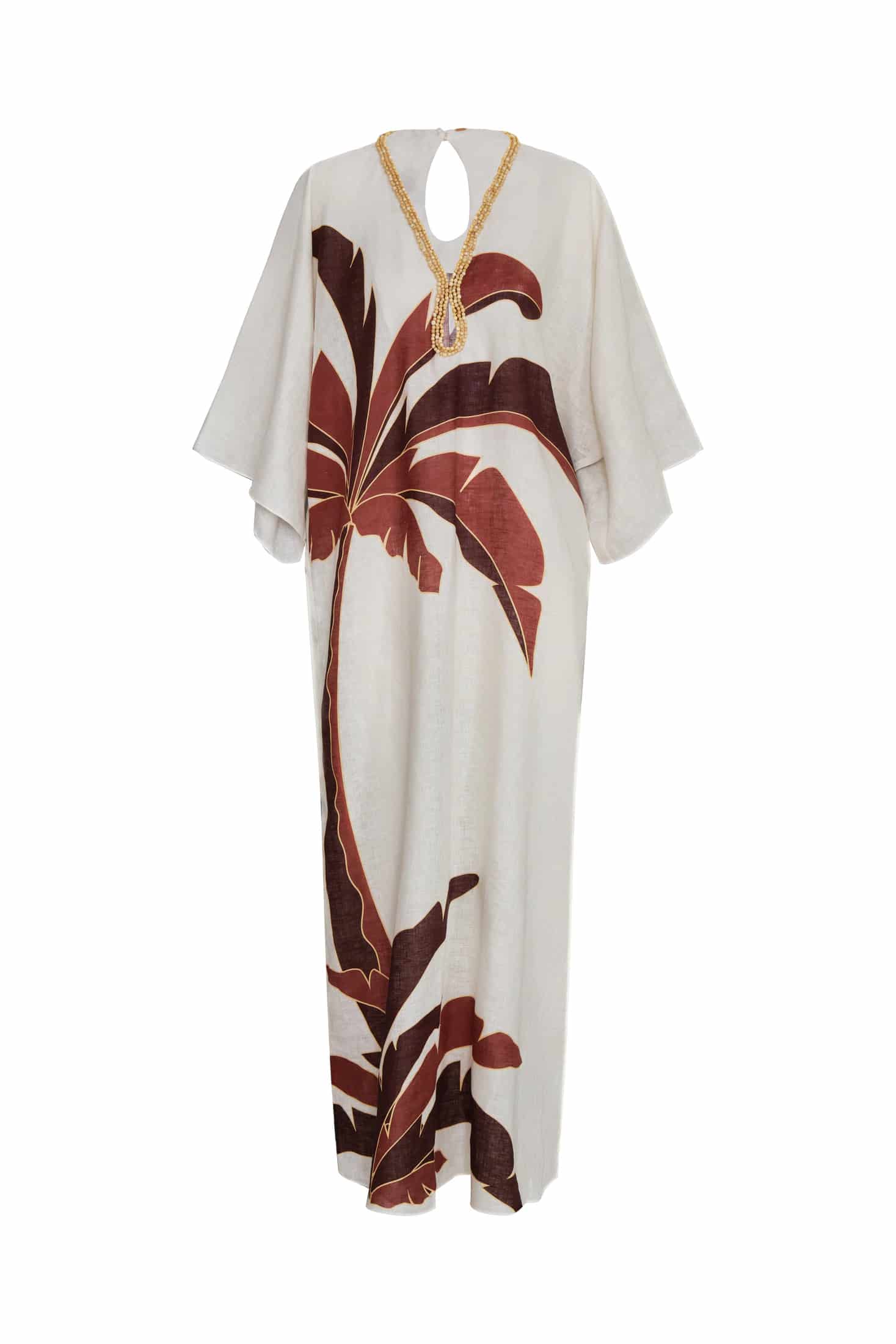 Andina Hand Embroidered Linen Tunic / Terra Palm - miniatura 1
