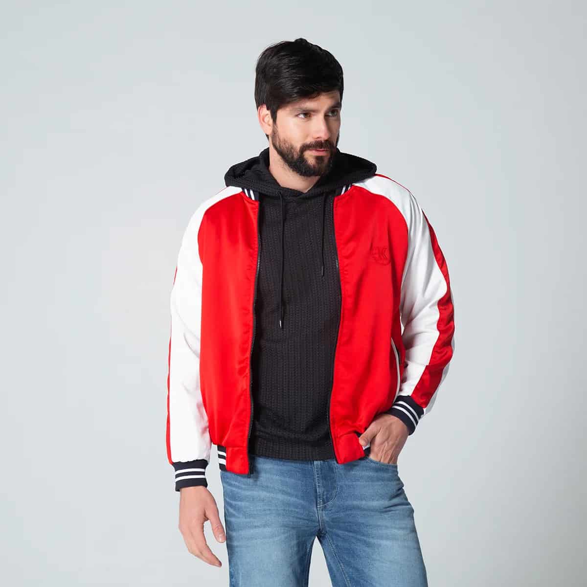 Chaqueta Beisbolera Regular Brand - miniatura 3