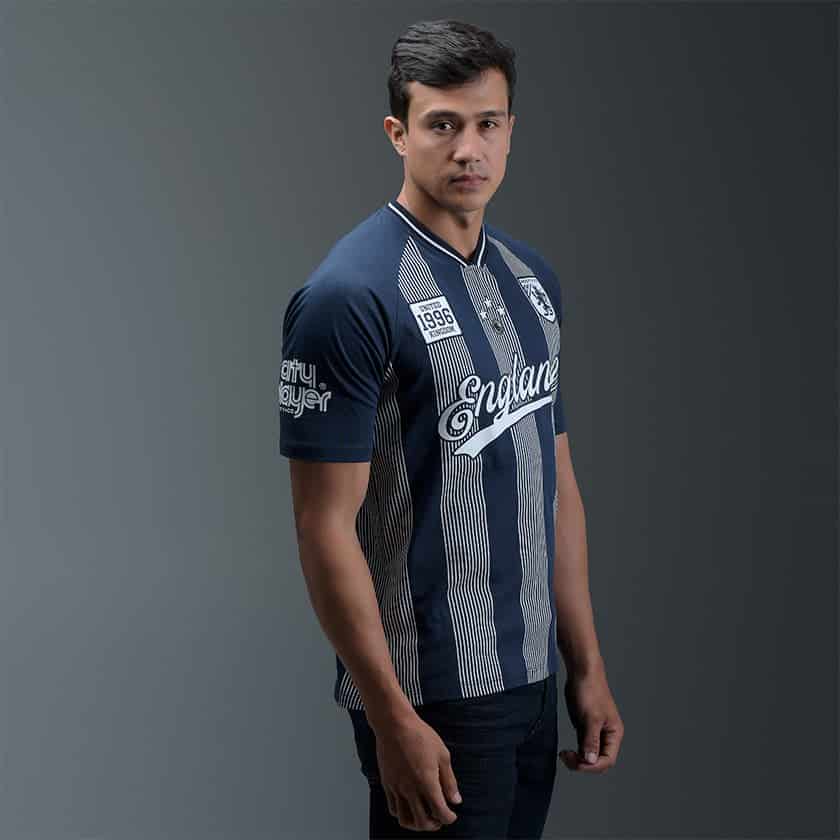Camiseta Azul Jersey - miniatura 3