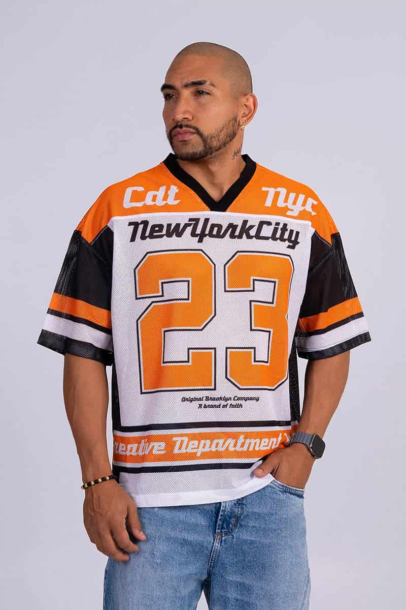 Camiseta oversize malla new york - miniatura 1
