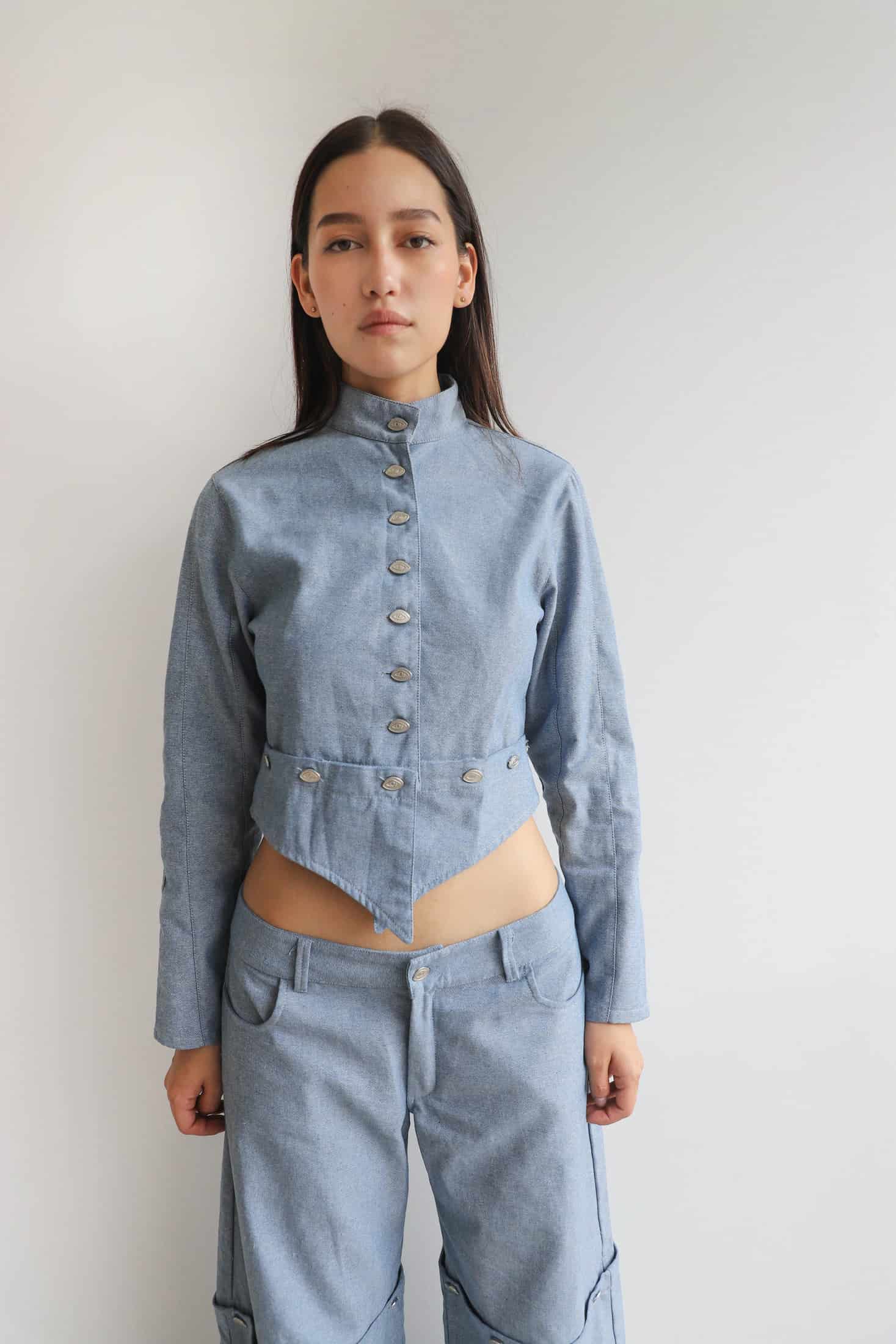 Alma Jacket - Blue - miniatura 3