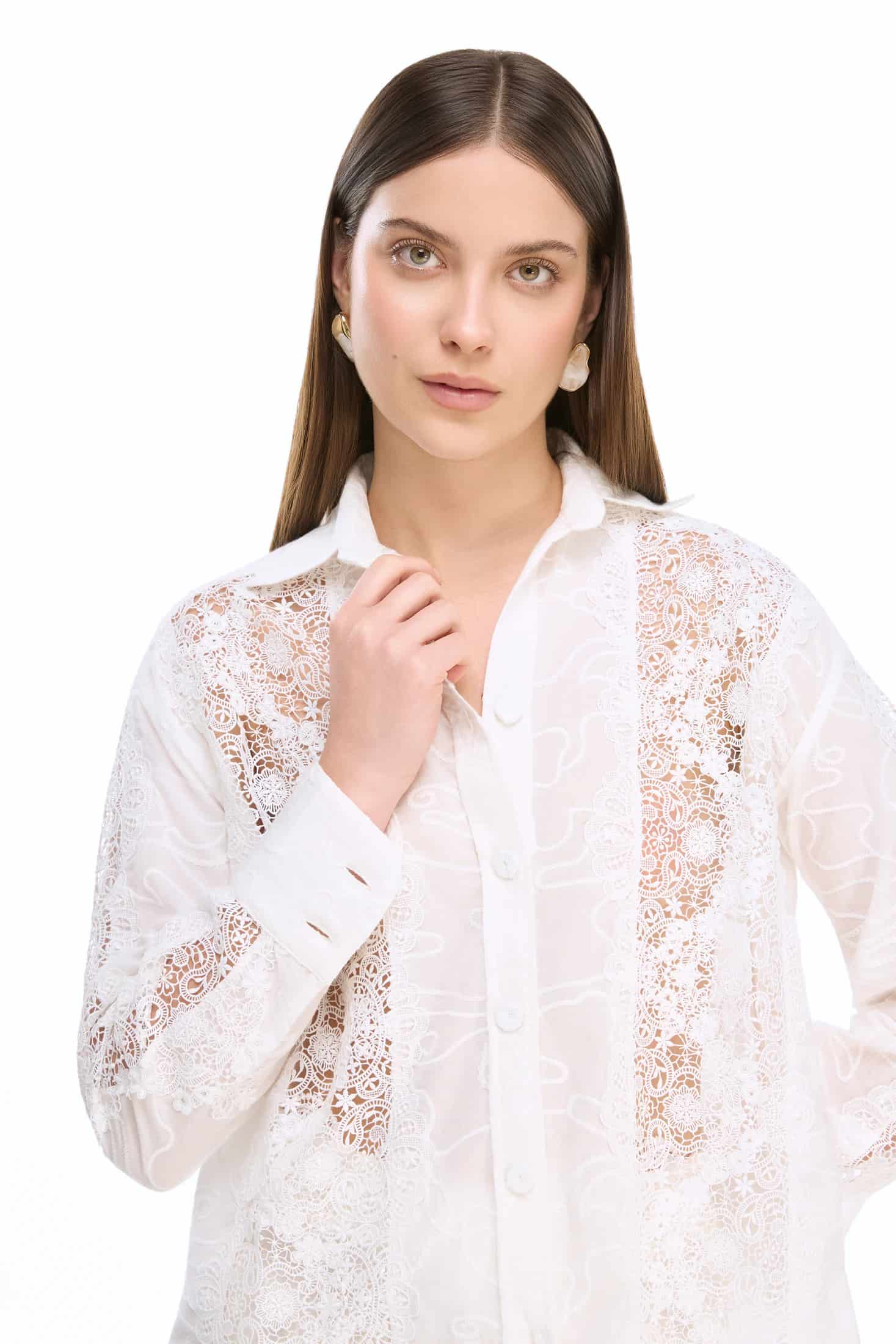 JOLIE SHIRT WHITE - miniatura 3