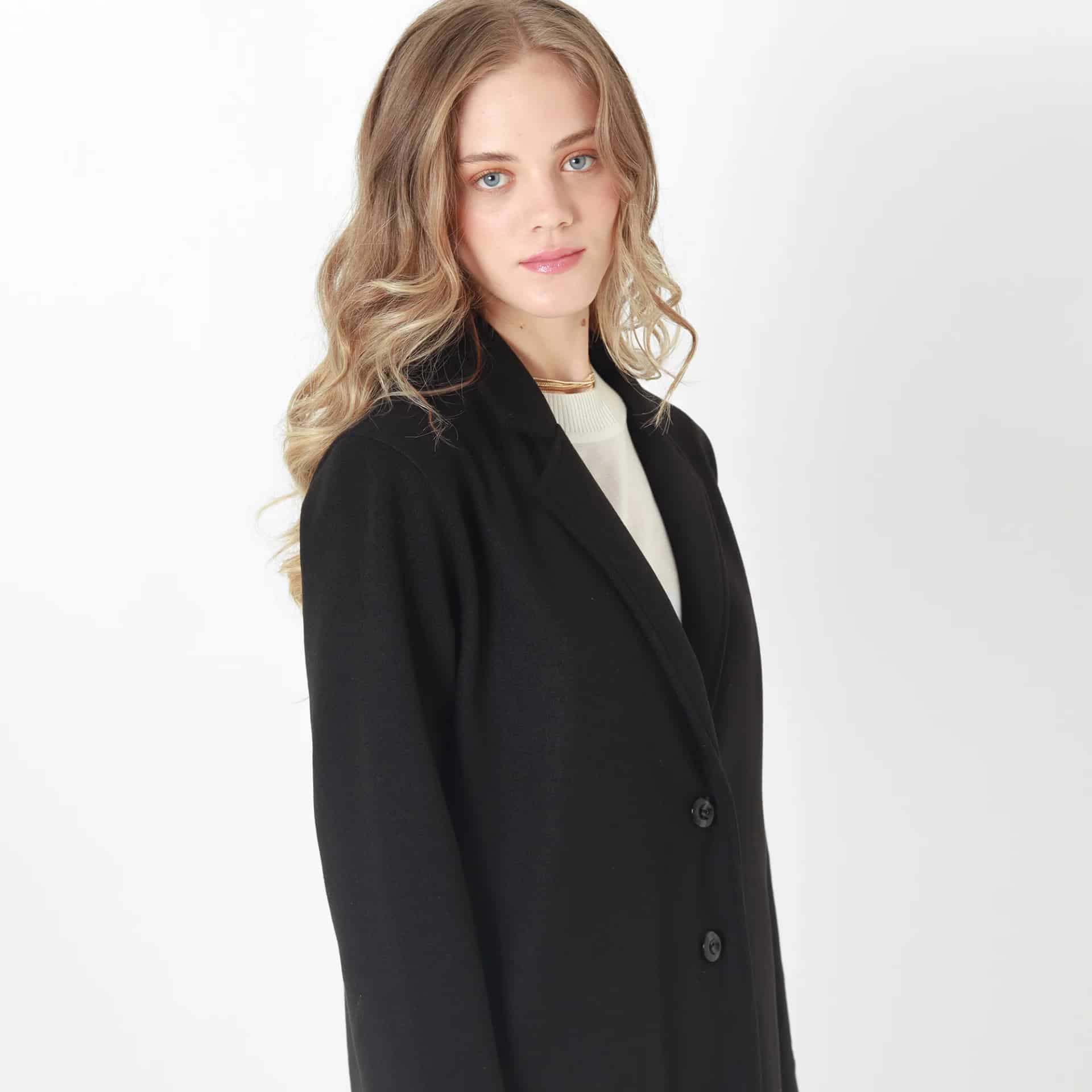 Chaqueta Cuello Solapa Manga Larga - miniatura 2