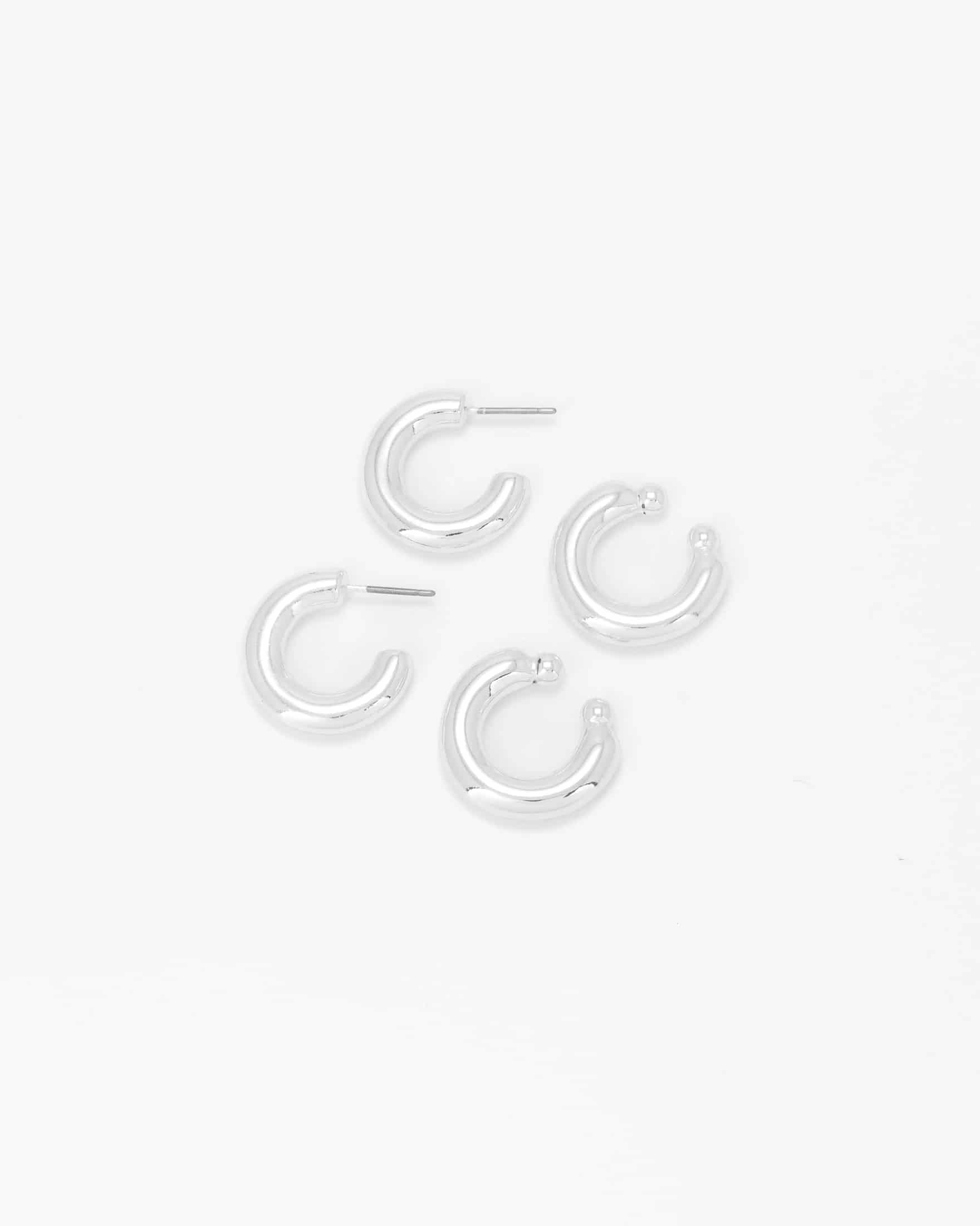 Set candongas + 2 earcuff - miniatura 2