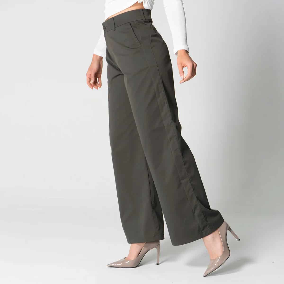 Pantalon Unicolor Wide Leg Zac - miniatura 8