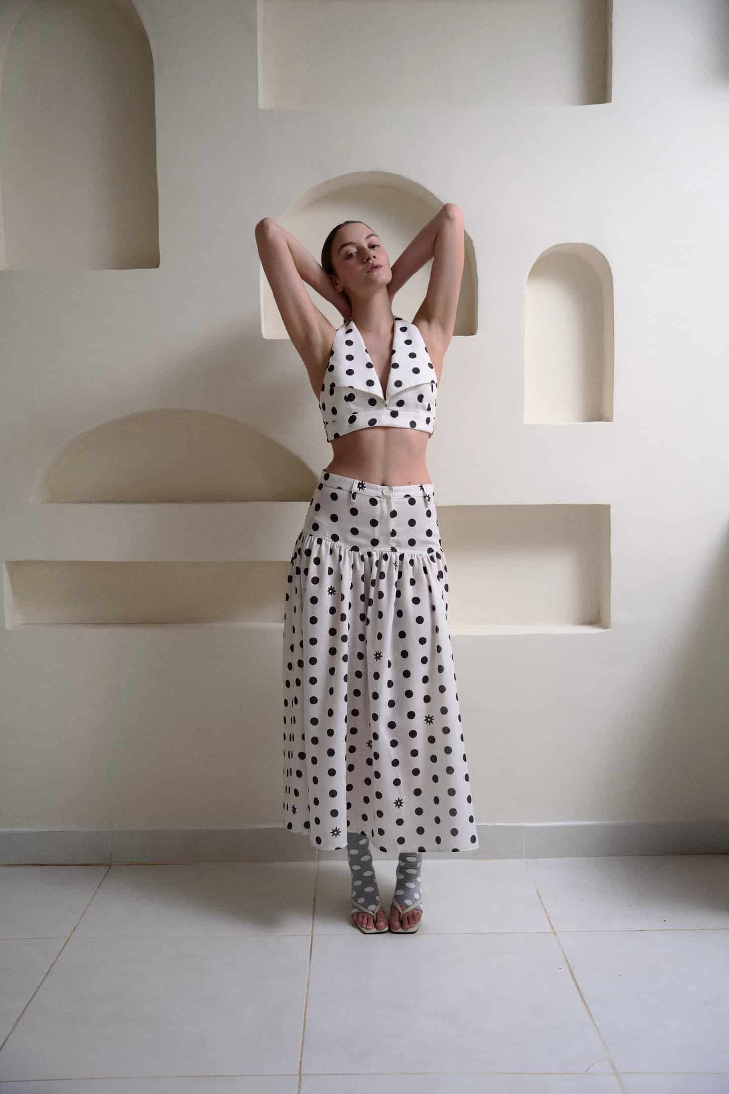 DOTTIE MAXI SKIRT - miniatura 3