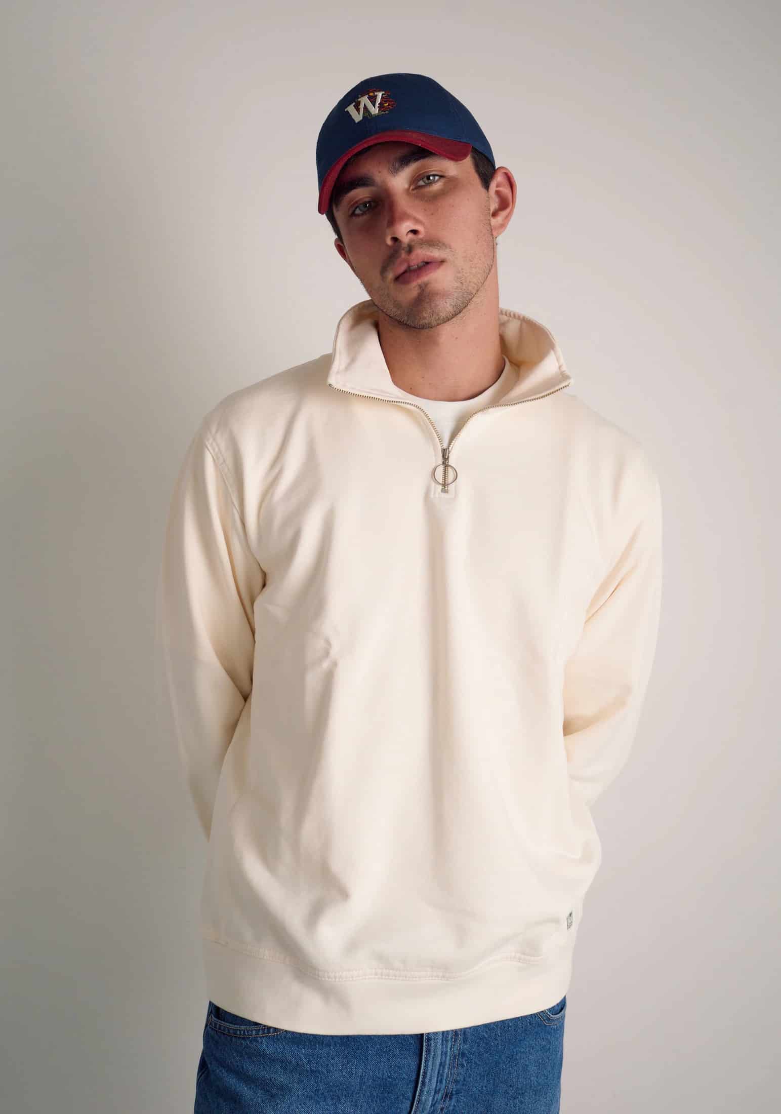 Buzo H Half Zip Oliver Marfil - miniatura 2