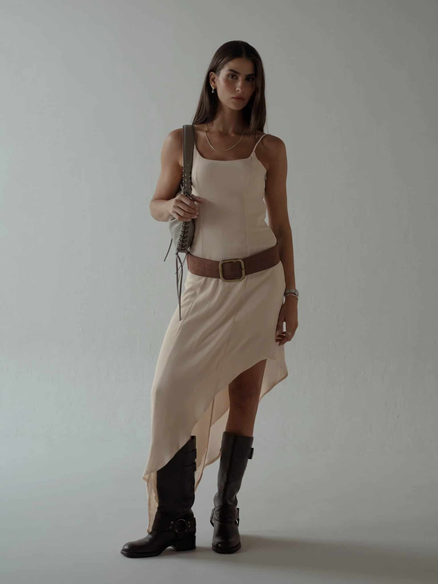 THE MINIMAL DRESS - NATURAL - miniatura 1