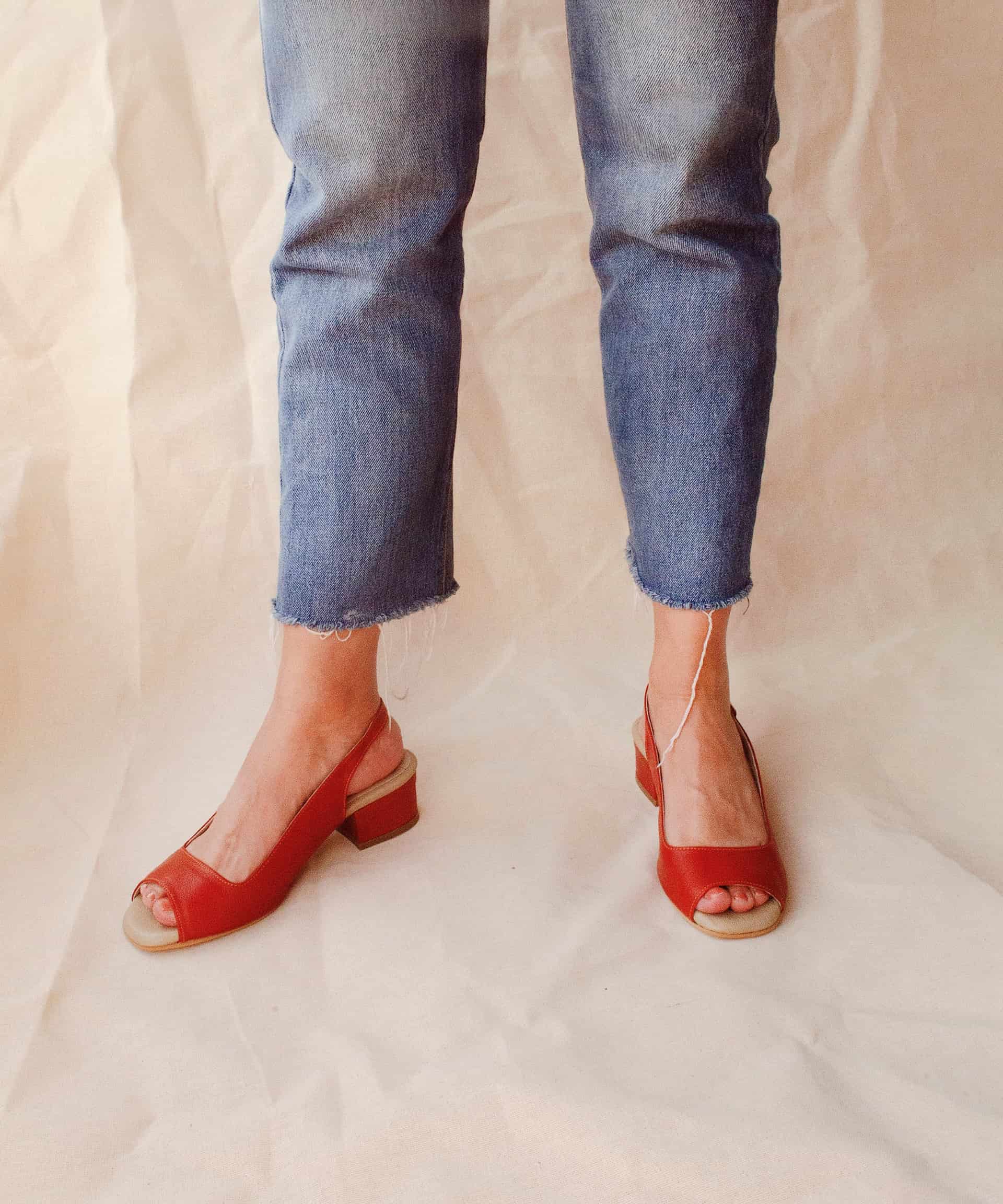 Open-toe Classic Sandal | Terracota - miniatura 4