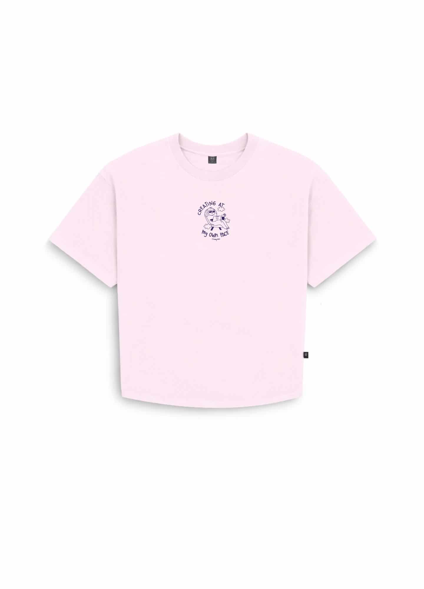 Own Pace Crop Top – Rosa - miniatura 1