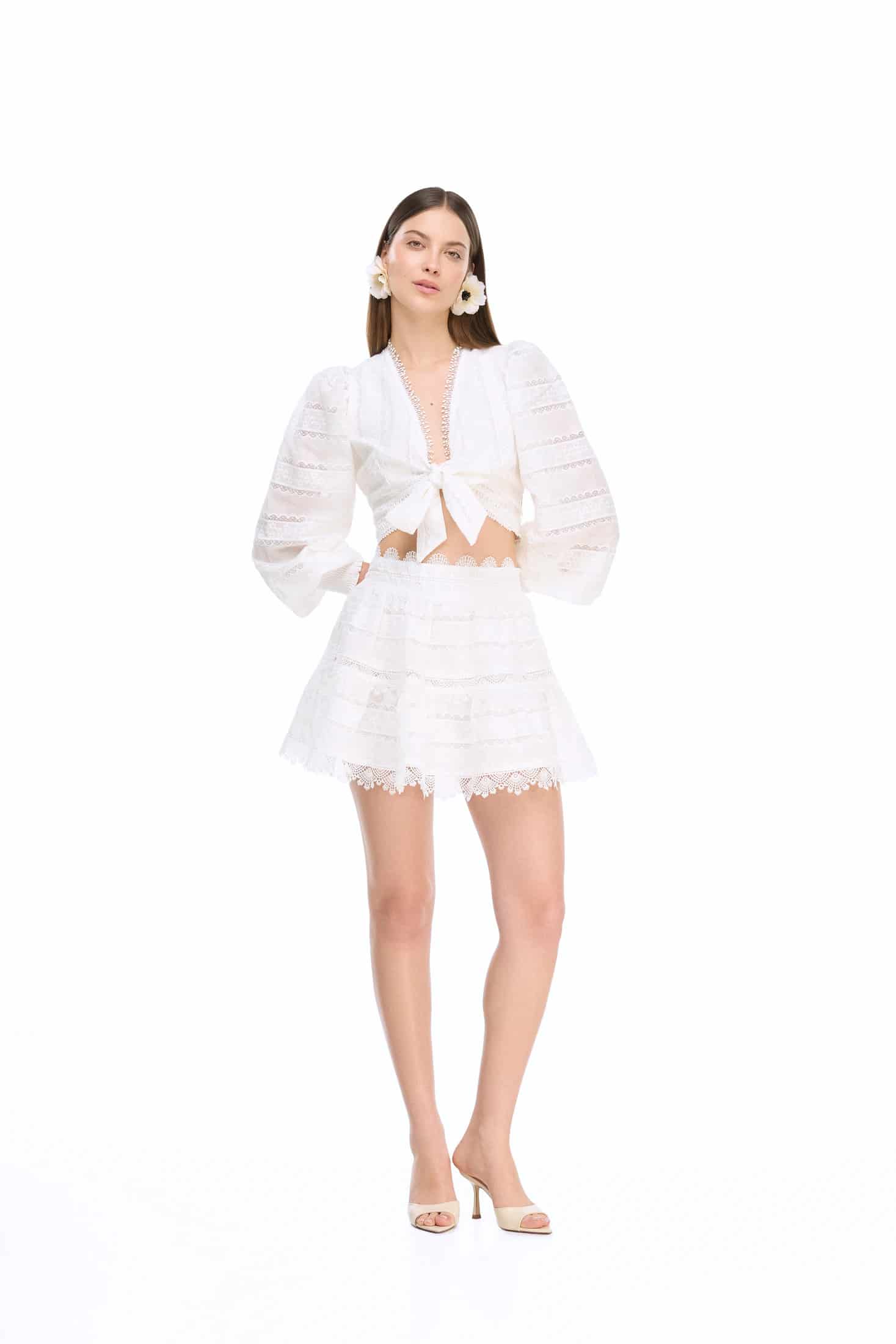 FIRA SKIRT WHITE - miniatura 1