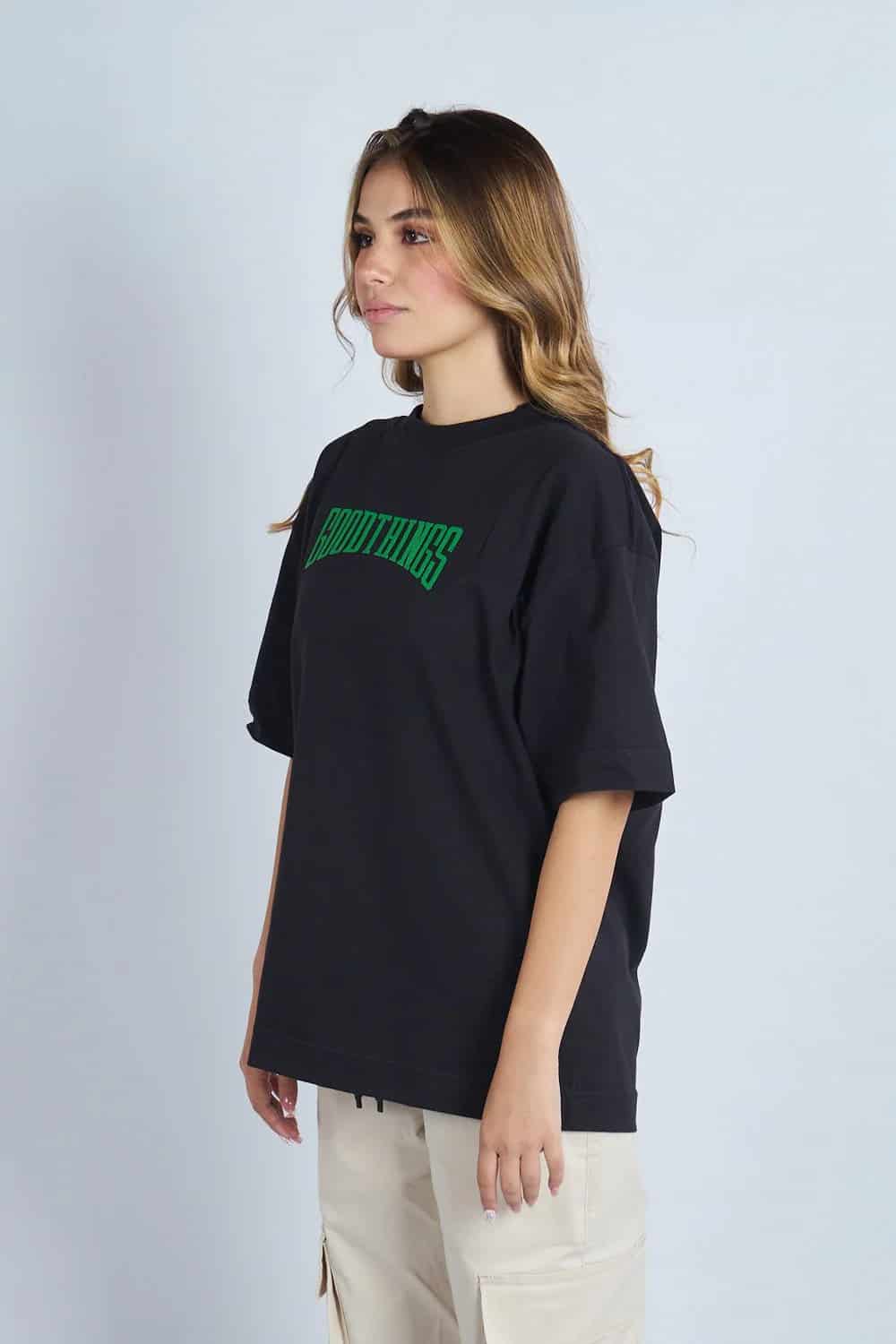 Camiseta oversize estampado Good Things Negro | DROP 03 | - miniatura 6