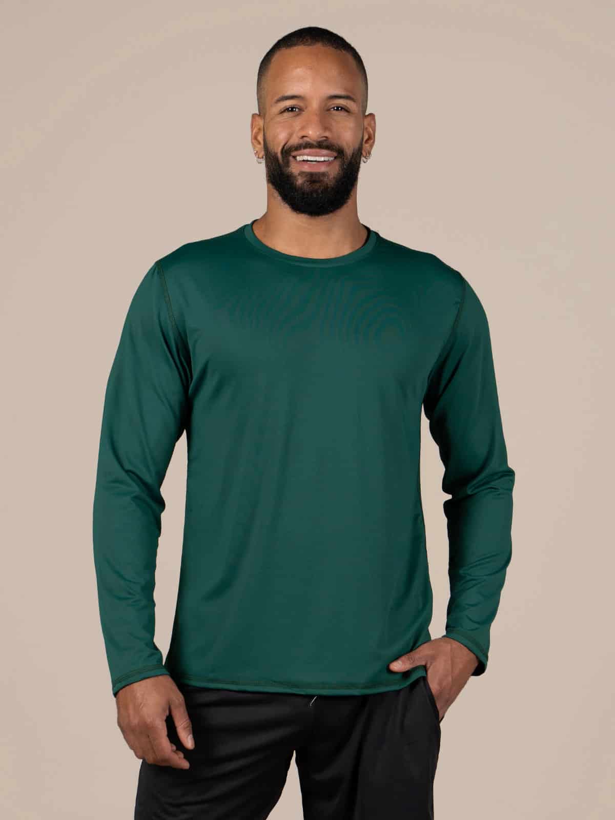Buzo Basico Hombre ibiza verde pino - miniatura 1