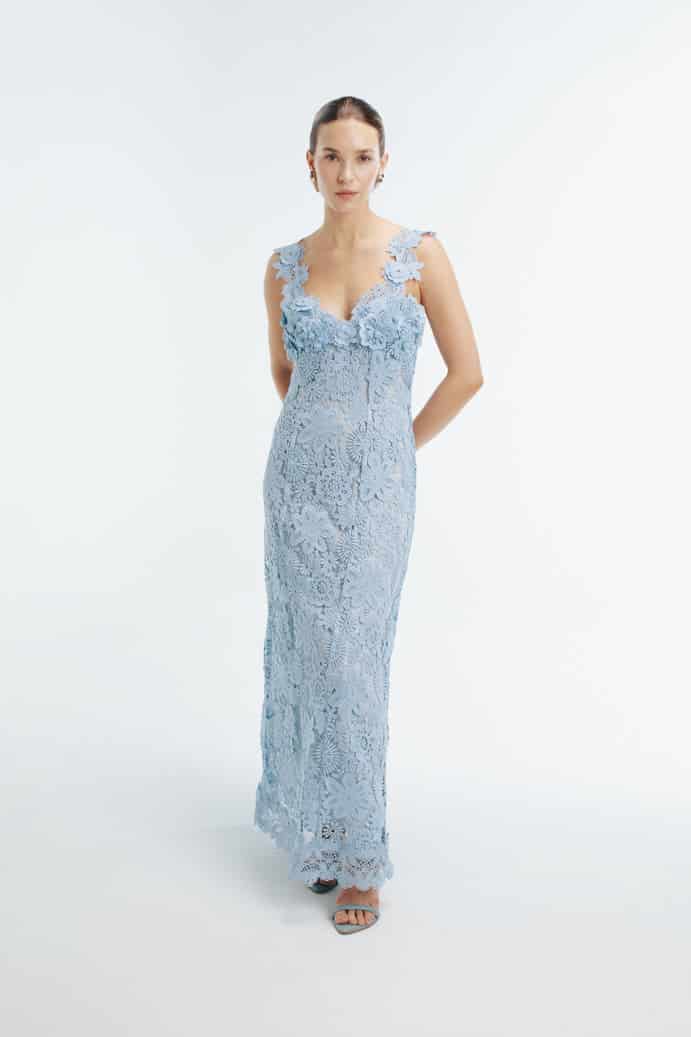 ORCHID ISLAND MAXI DRESS SKY - miniatura 1