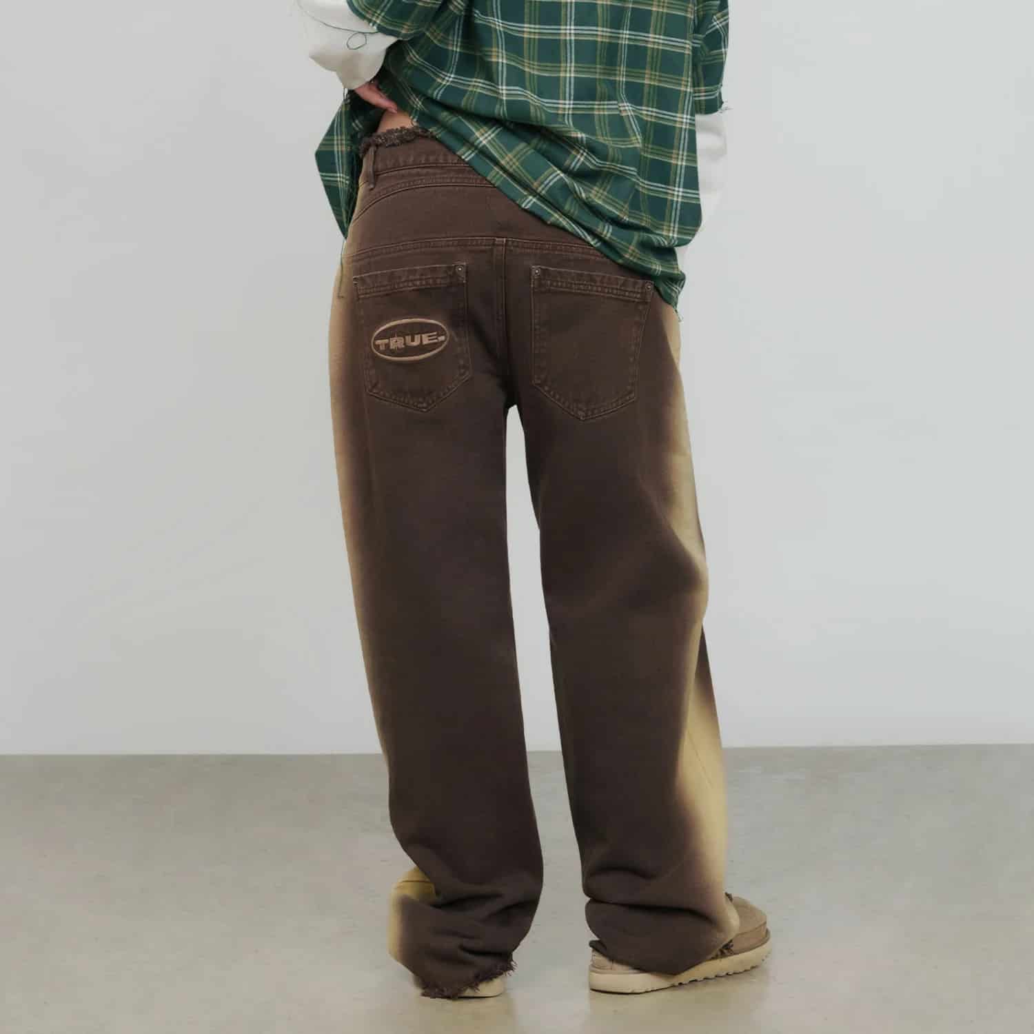 Sideburn Mid-Rise Pants - Brown - miniatura 9