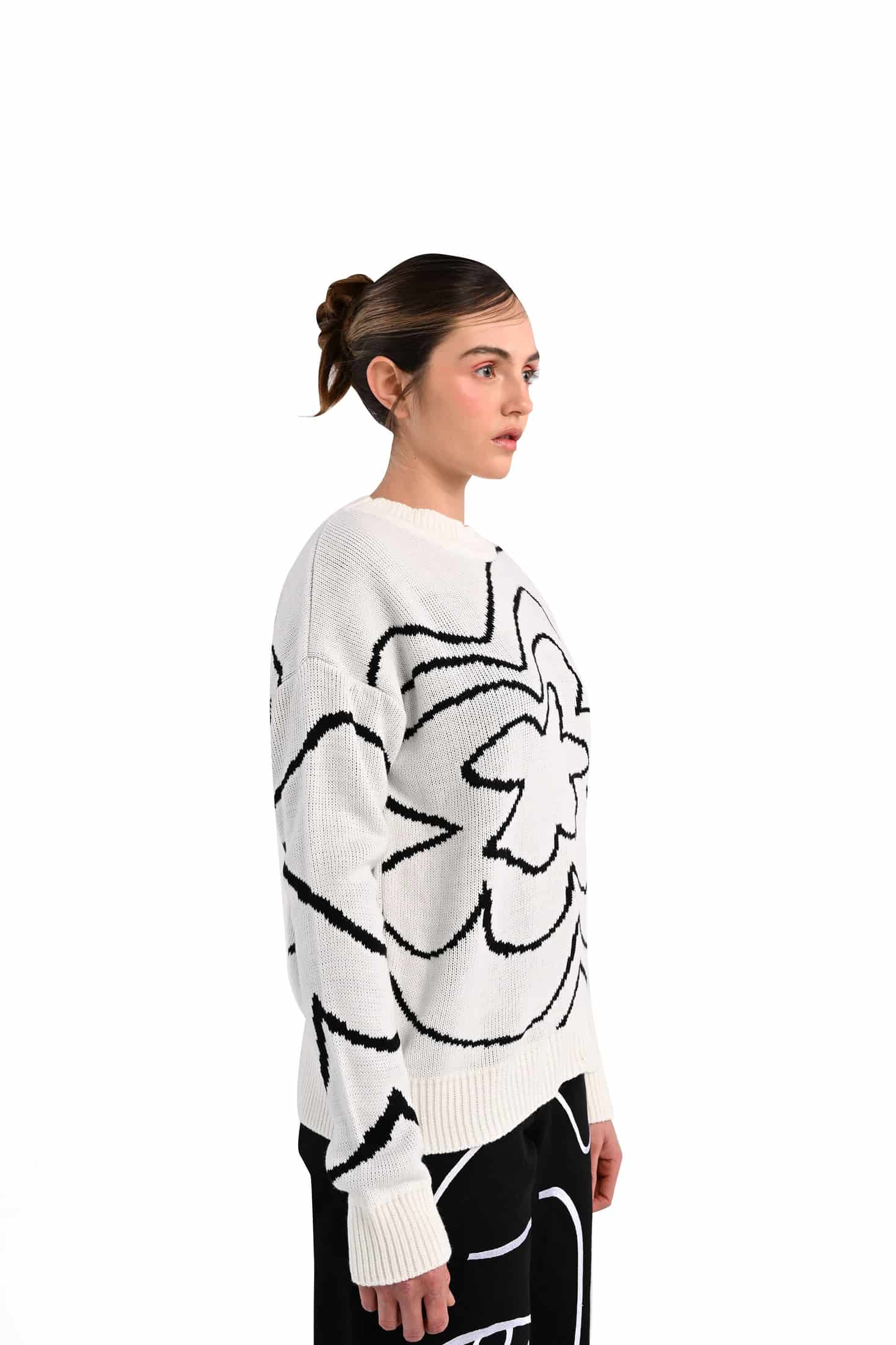Begonia white Crewneck - miniatura 2