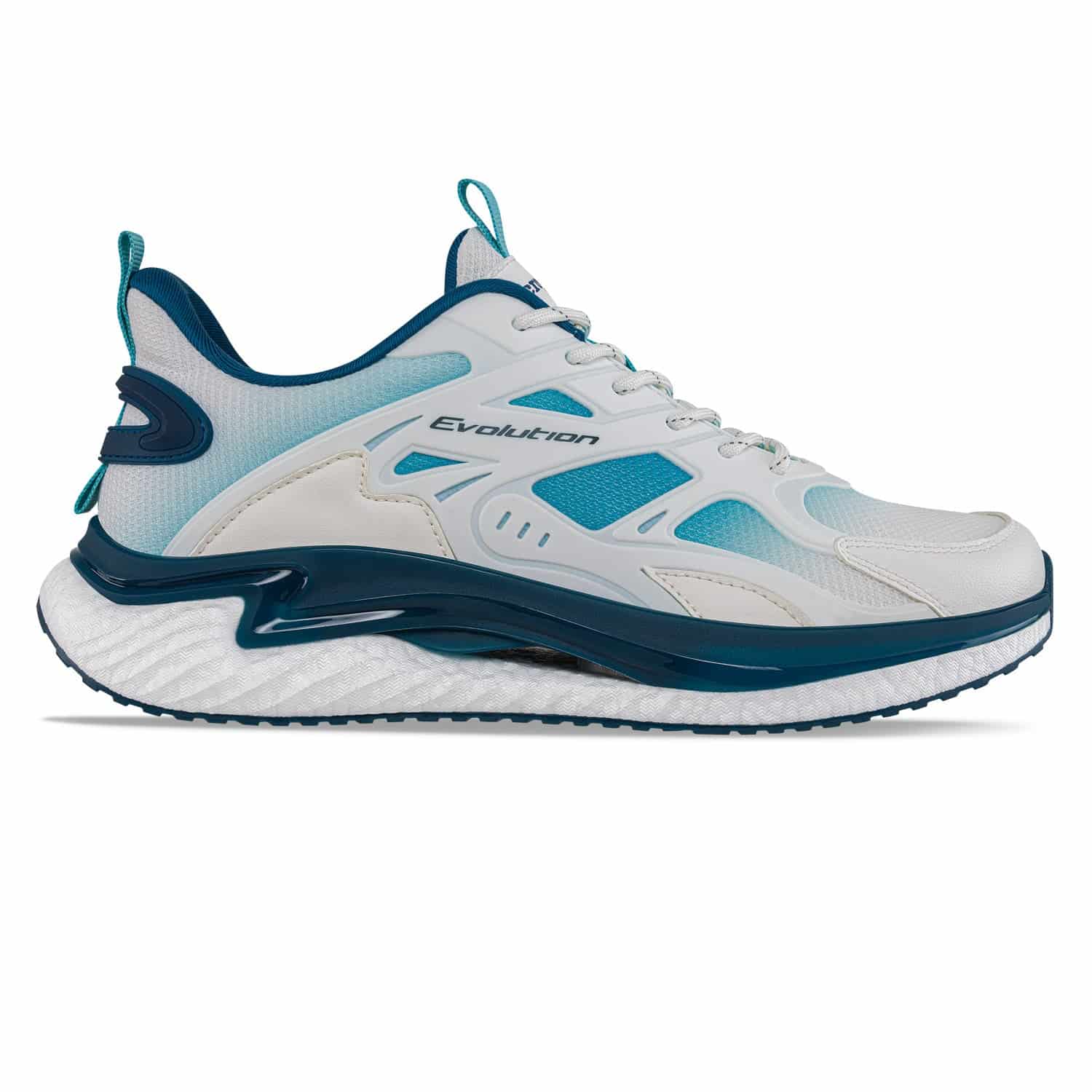 Tenis Running Mufos Blanco-Azul Croydon Para Hombre - miniatura 3