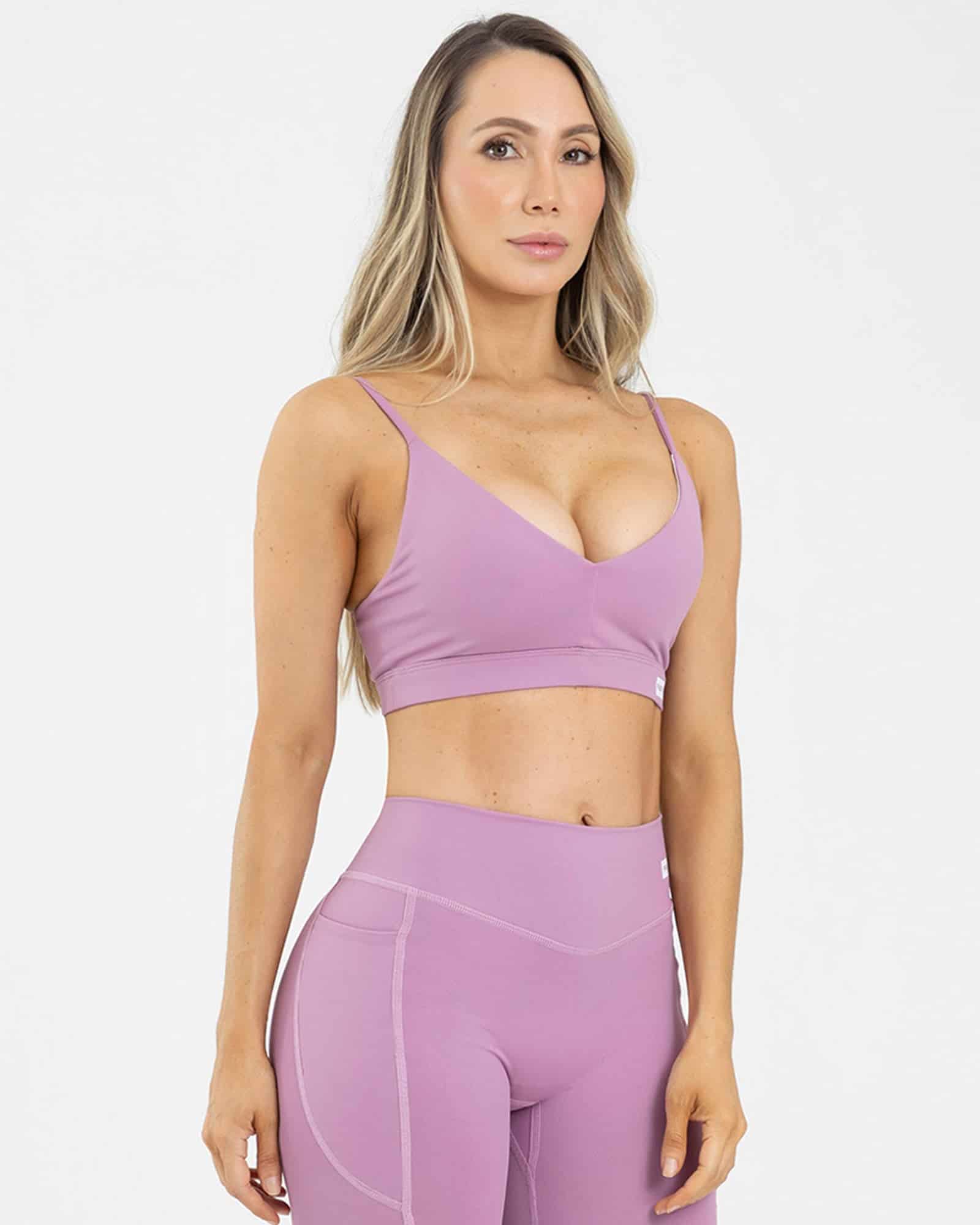 Top cargaderas move rosa mouve level up FIBER - miniatura 2