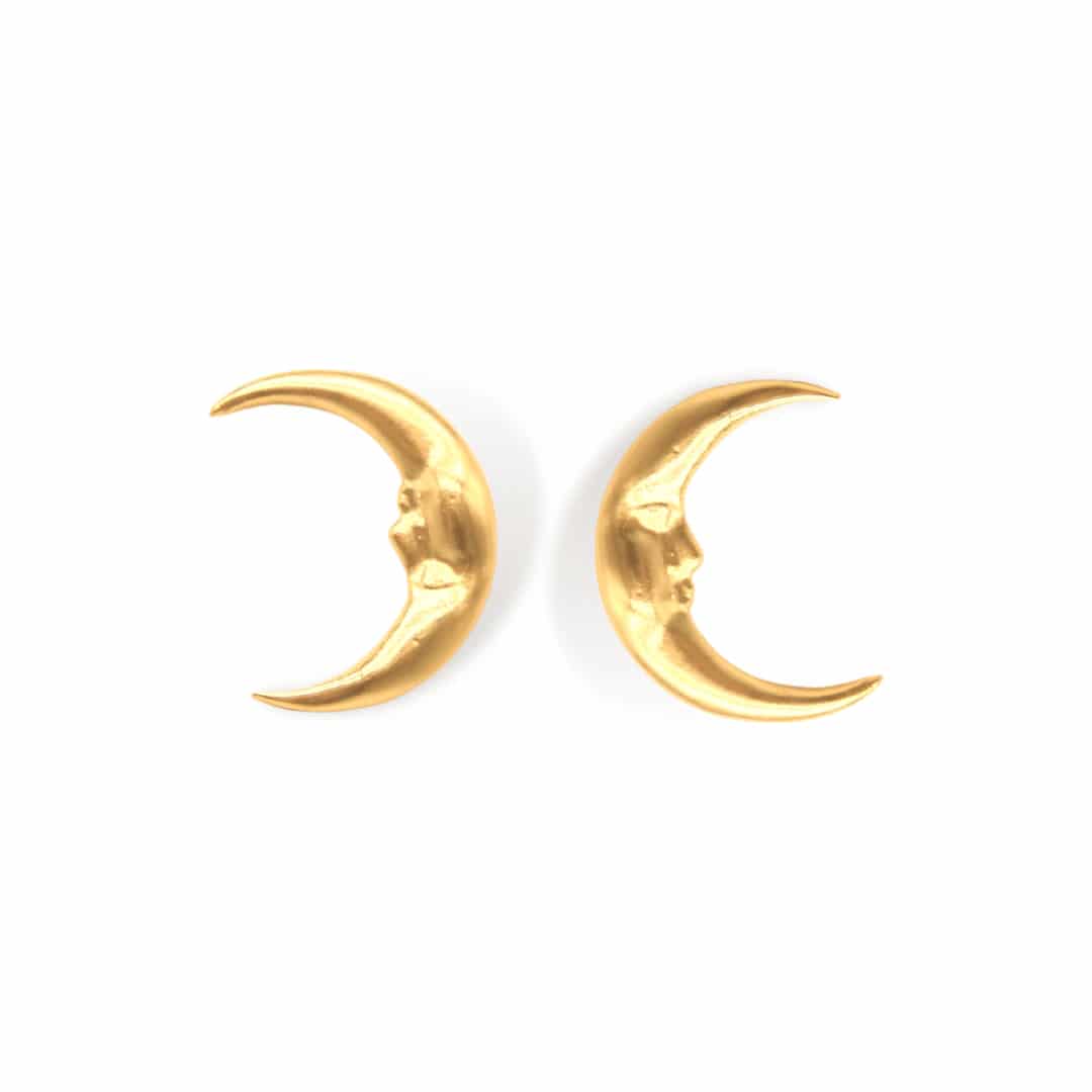 Aretes de media luna grande - miniatura 1