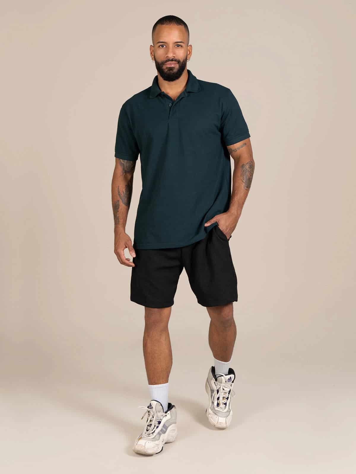 camiseta polo hombre next - miniatura 2