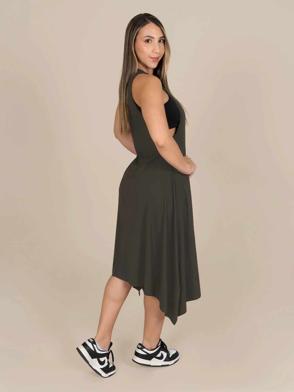 Vestido danila melon negro - miniatura 3