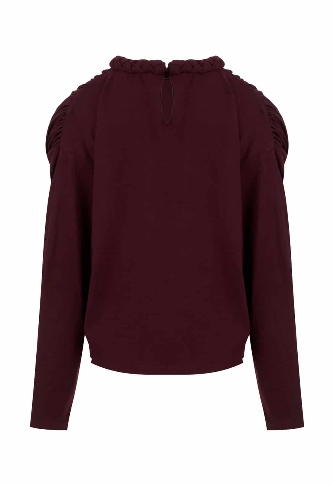 LONG SLEEVE BRAIDED T-SHIRT - miniatura 3