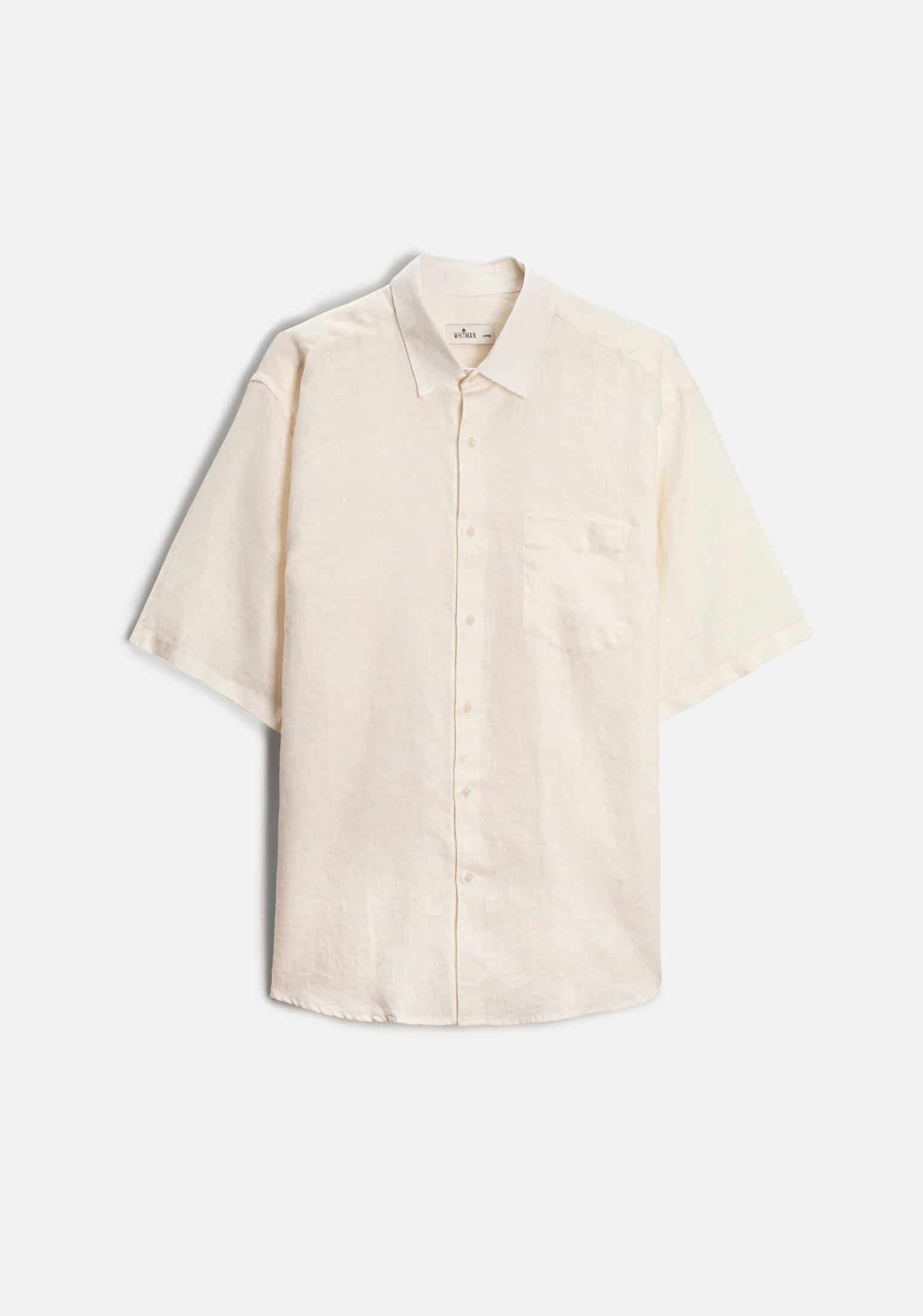 Camisa H Harlem Unicolor Marfil - miniatura 1