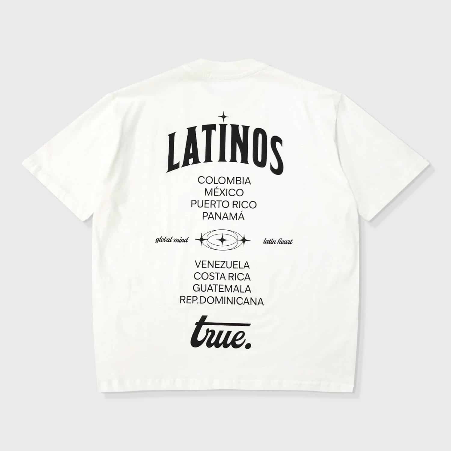 Latinos Oversized T-Shirt - Cream - miniatura 1