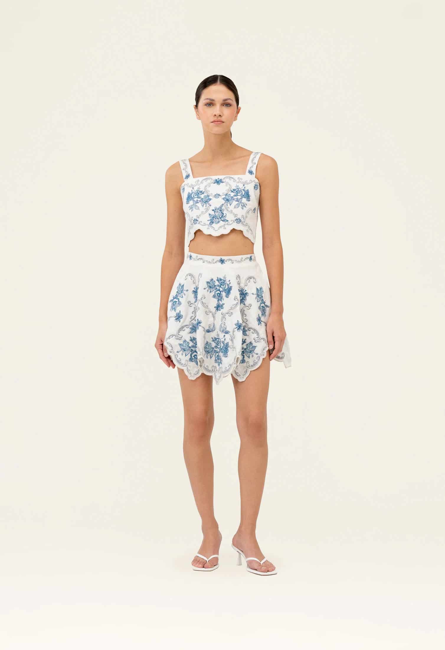 Retrato Gloriosa Mini Skirt - miniatura 2