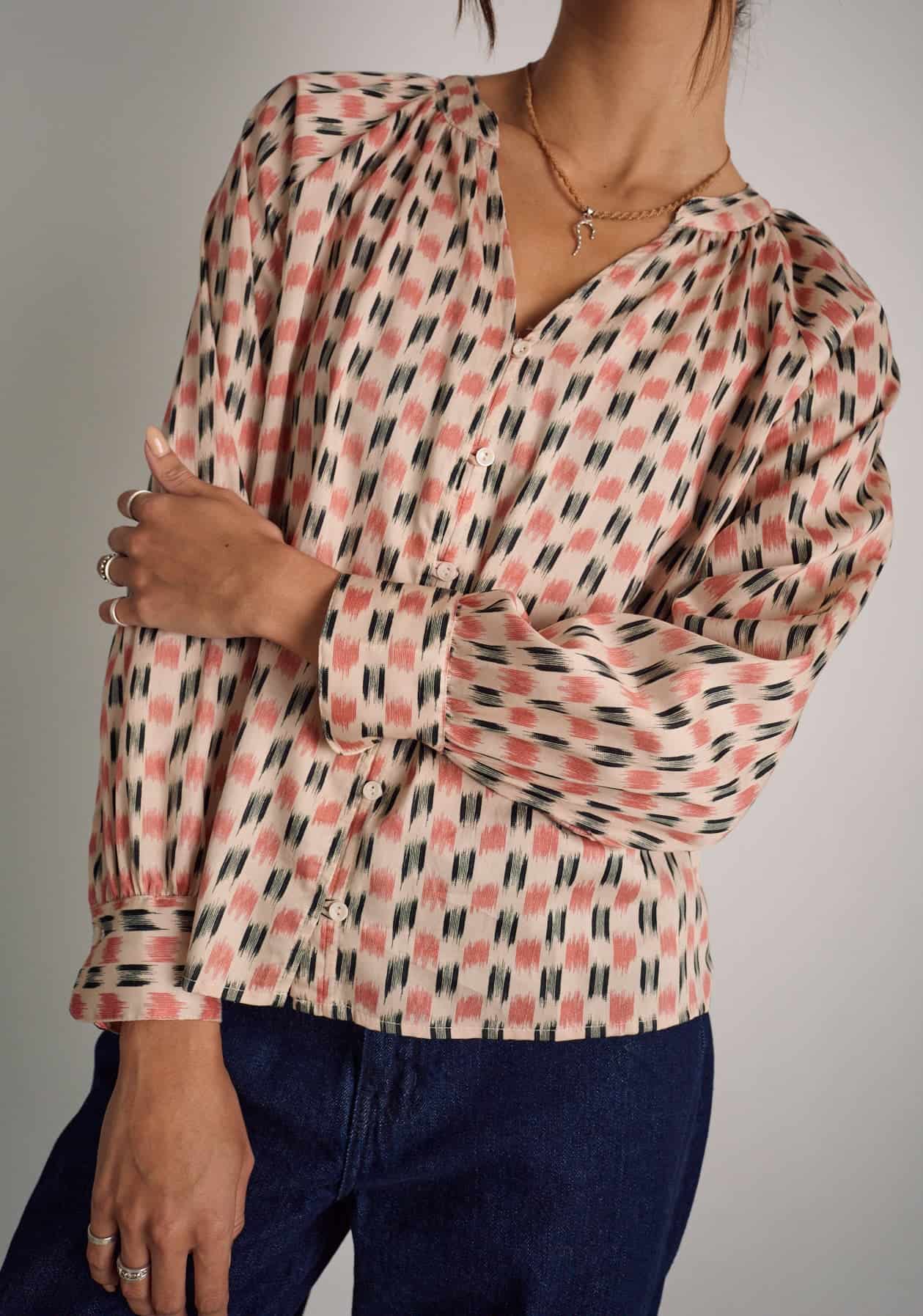 Blusa M Leticia Estampado Rosado - miniatura 5