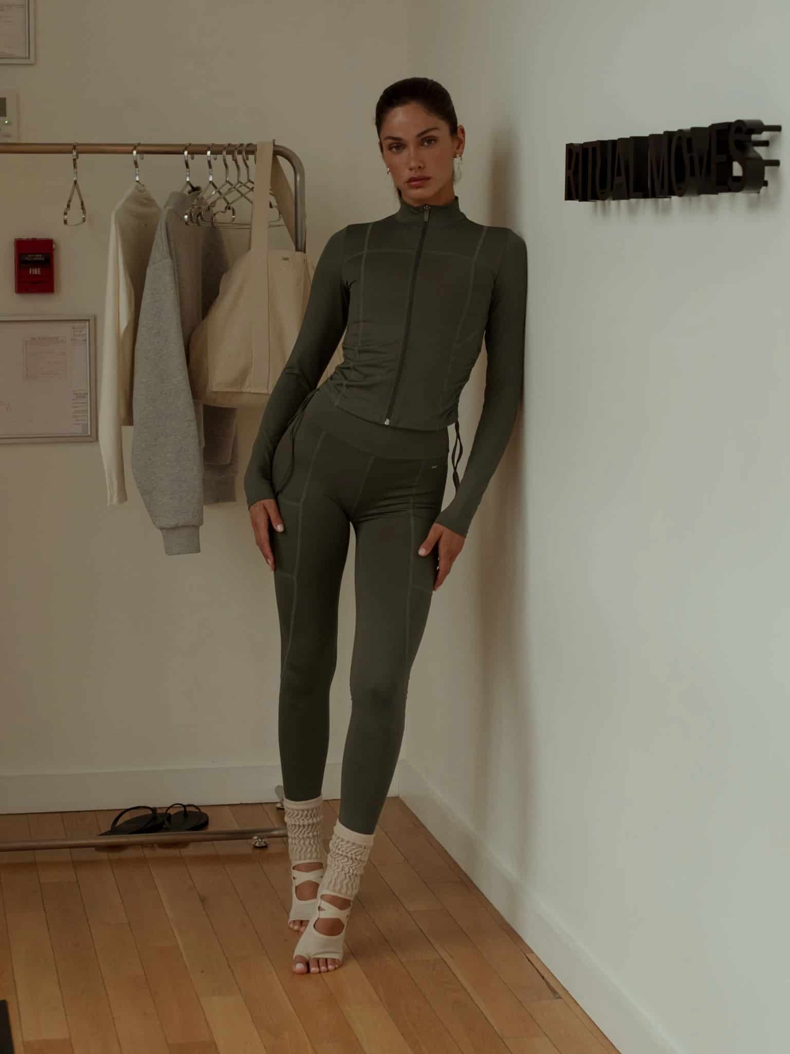 HIKING LEGGINGS - PESTO - miniatura 6