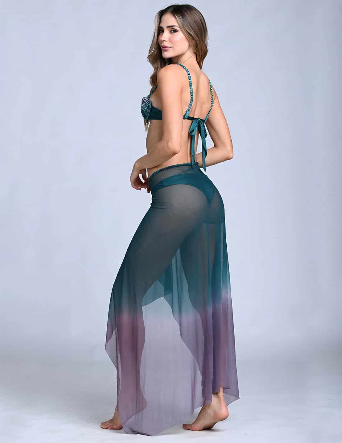Falda Tera Gray + Boreal Green - miniatura 2