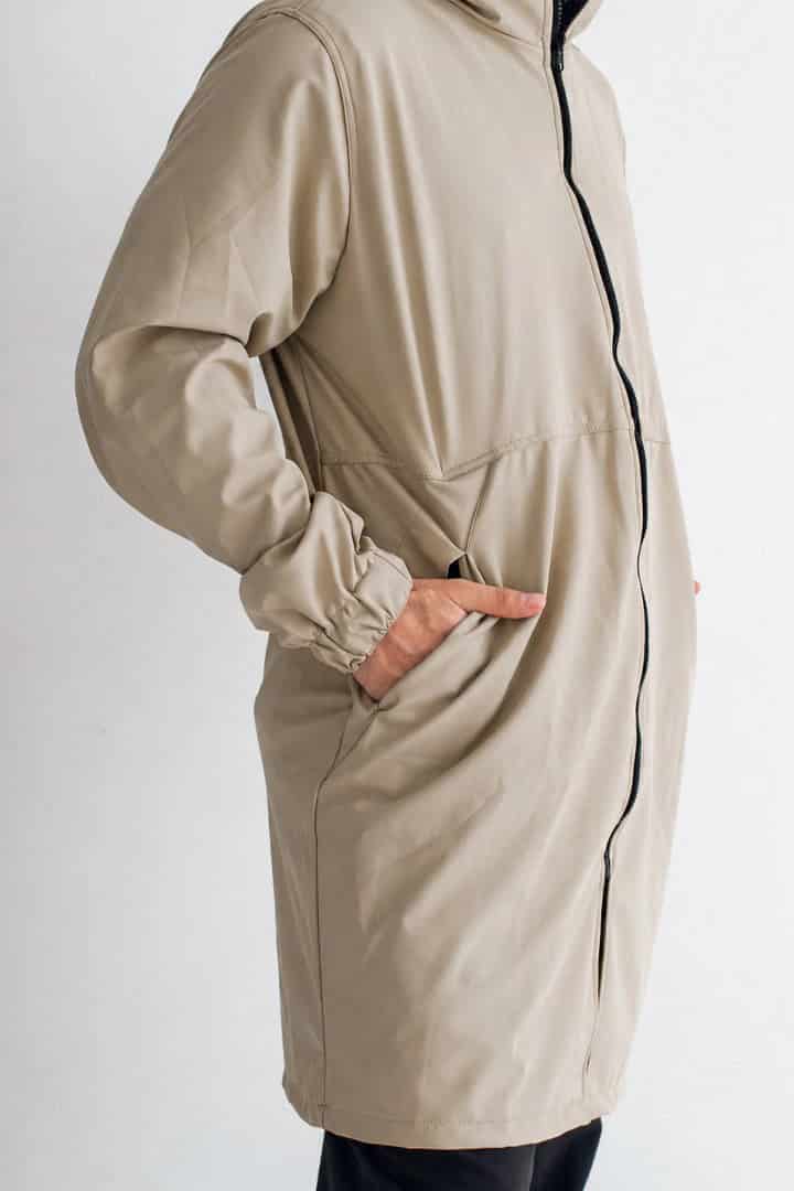 Chaqueta para lluvia beige - miniatura 7