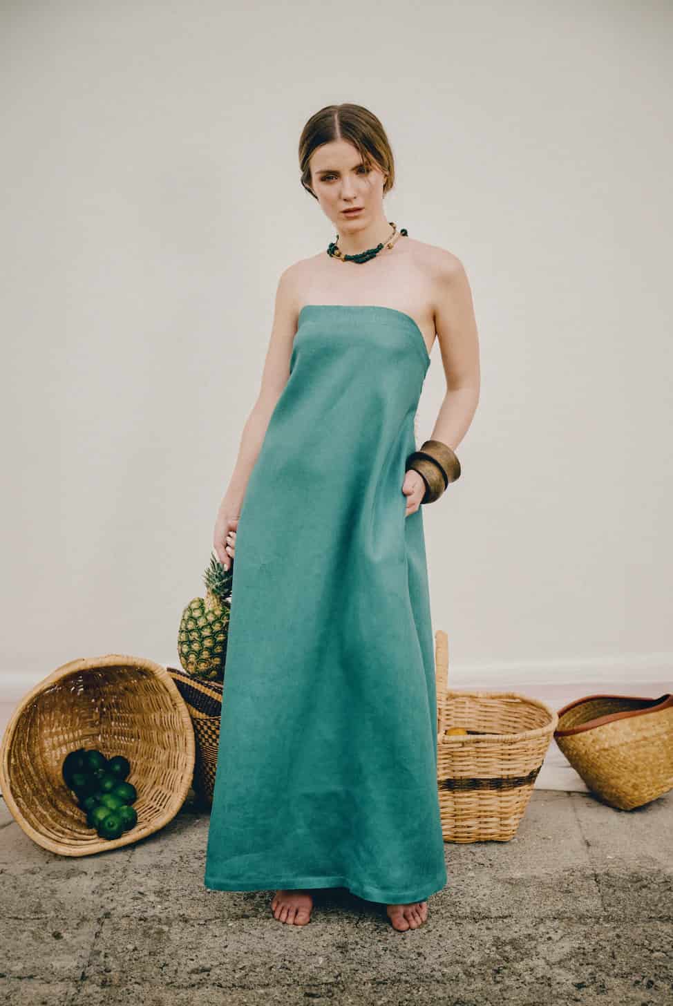 Guanabana Strapless Dress - miniatura 2
