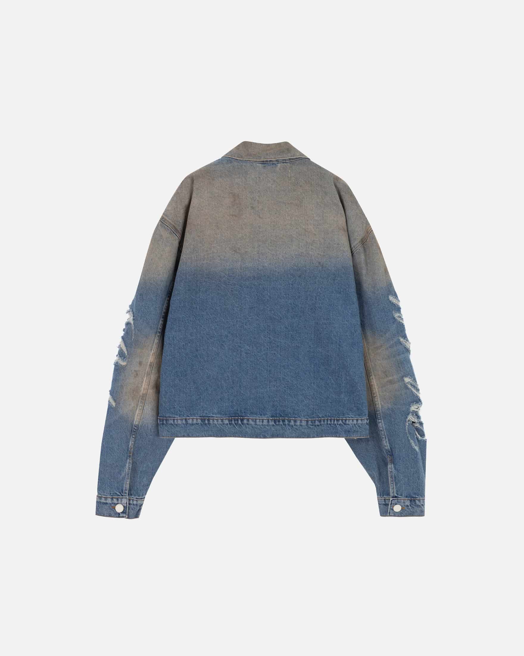 Stardust Undgld Studio Boxy Fit Jacket Mechanic Blue - miniatura 3