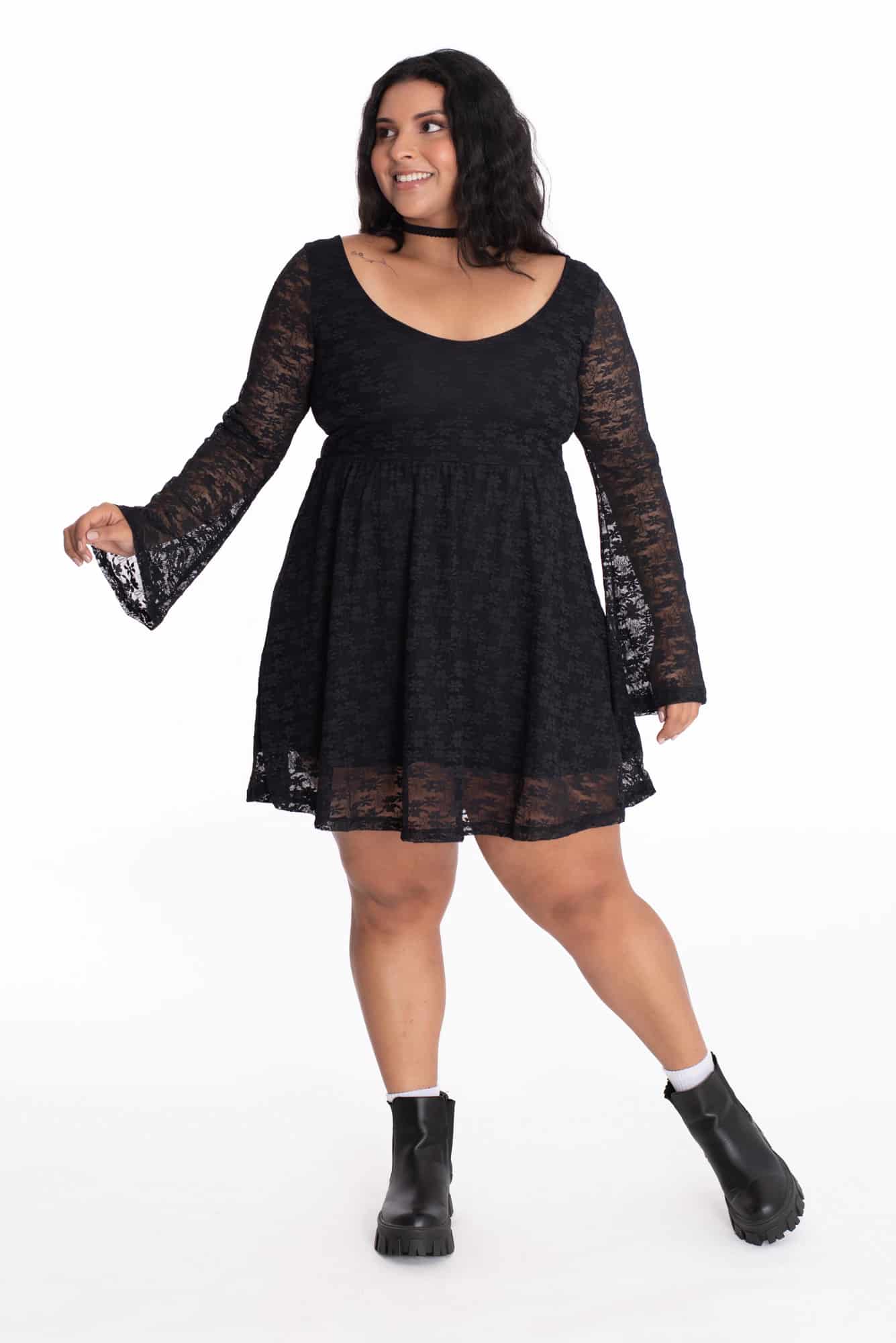 Vestido Florencia Negro - miniatura 13