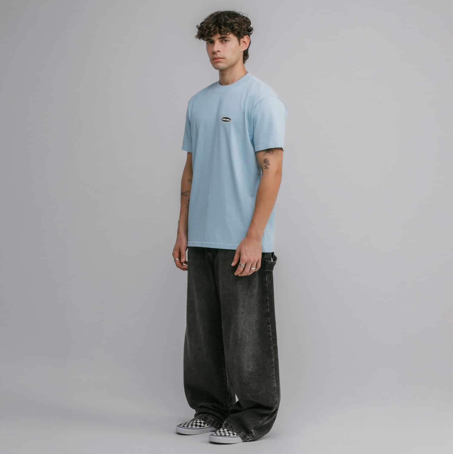 Moonlight Regular T-Shirt - Pastel Blue - miniatura 4