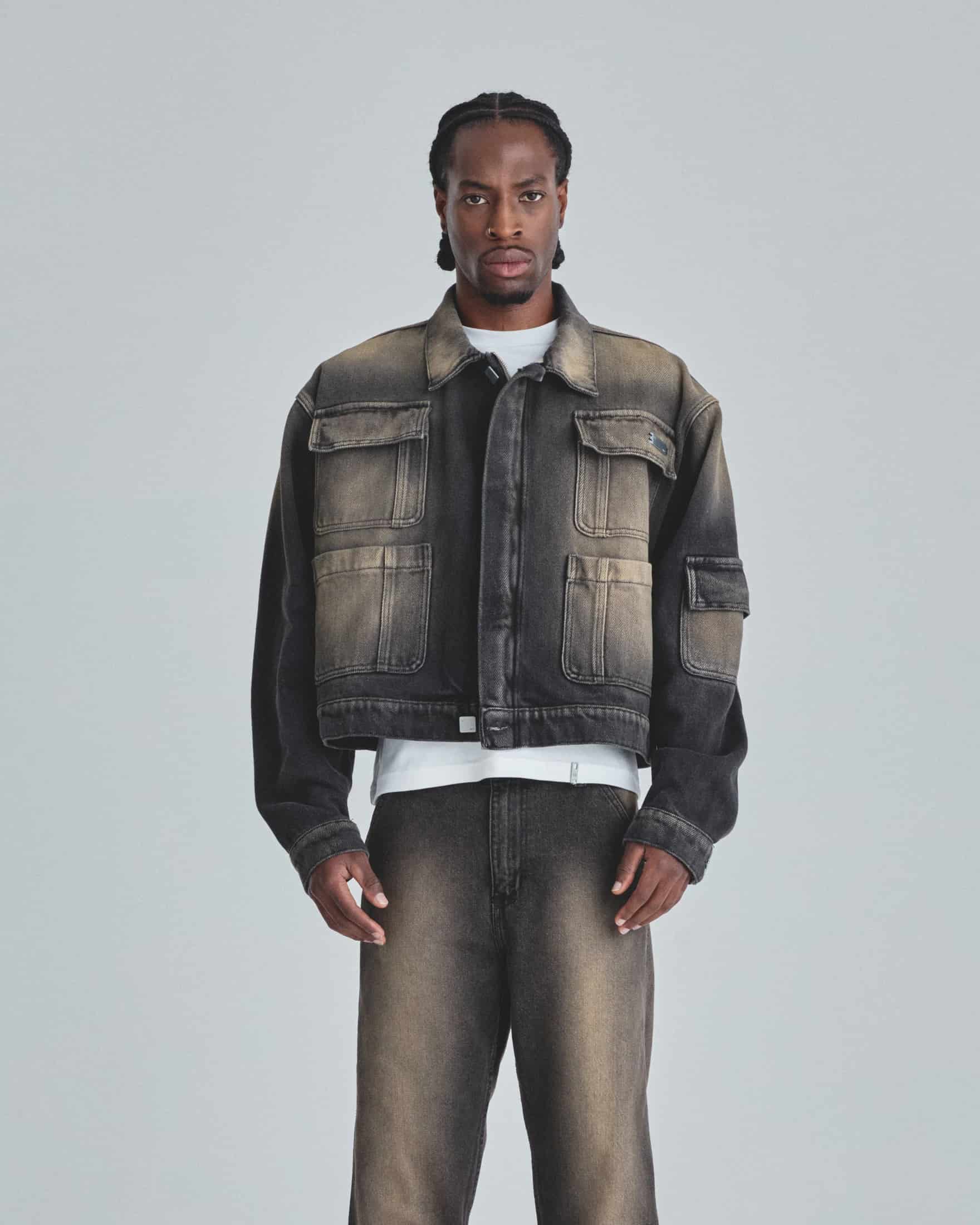Line Basic Multipocket Jacket Oxide Black - miniatura 2