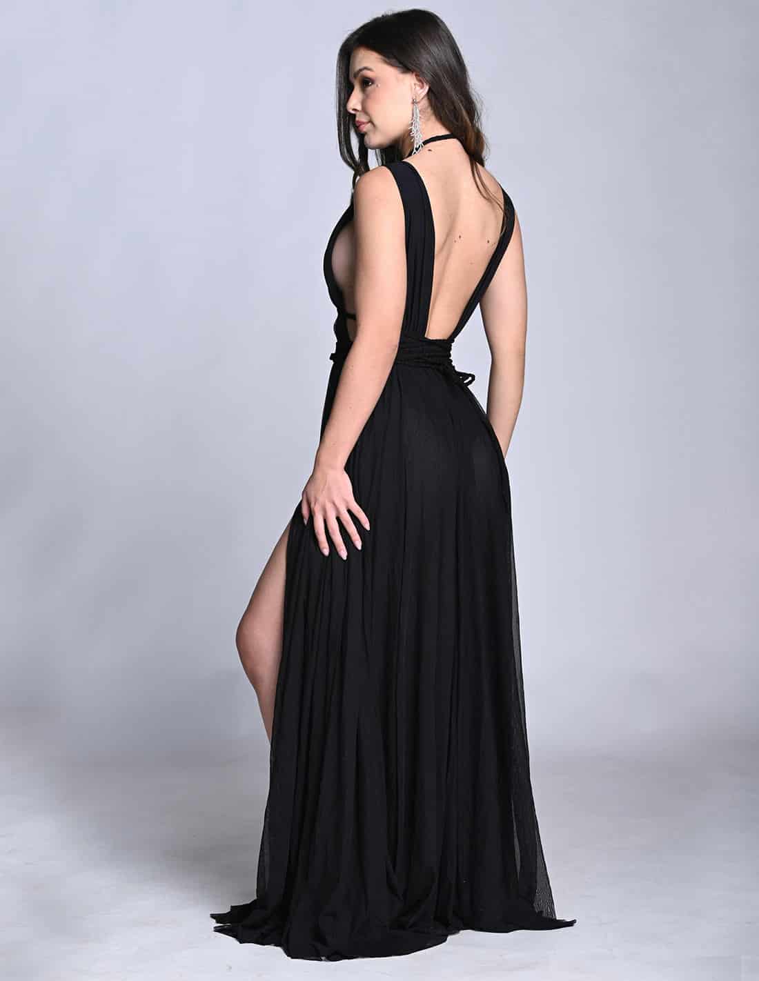 Vestido Diosa Negro - miniatura 6